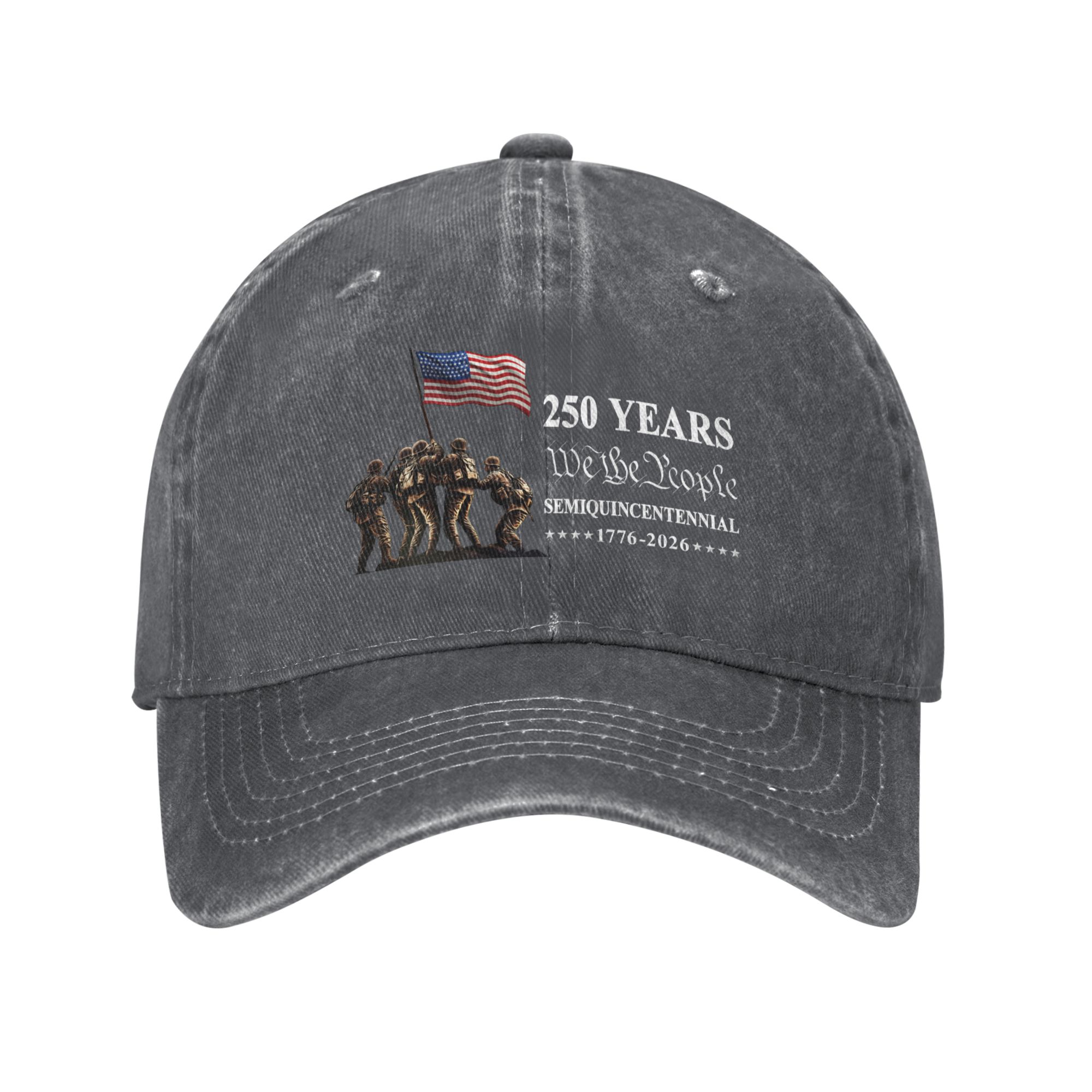 America 250th Anniversary Eagle Baseball Cap - Flag & Soldiers 1776–2026 Semiquincentennial Vintage Unisex Hat