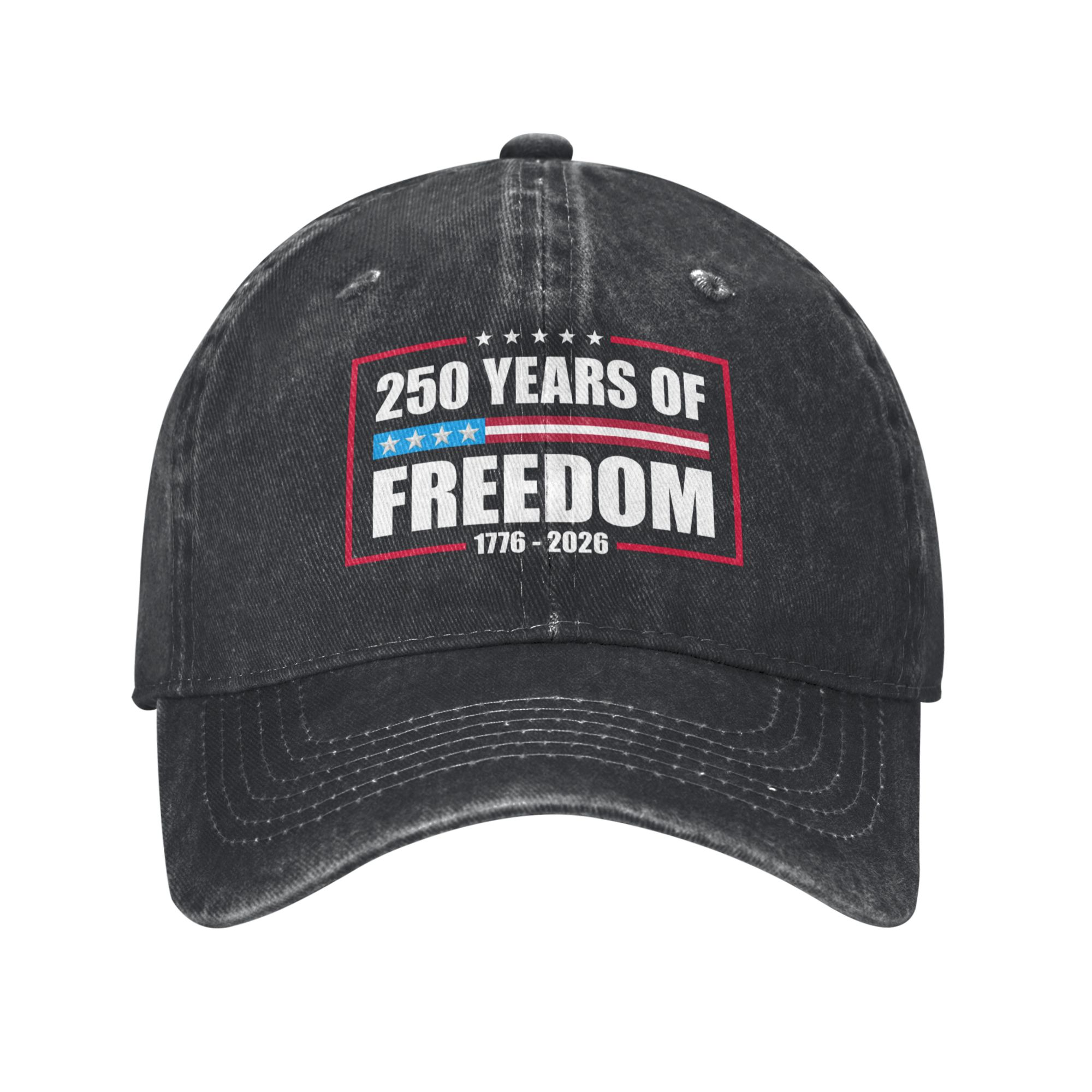 250 Years of Freedom Baseball Cap USA 250th Anniversary 1776–2026 Semiquincentennial Unisex Dad Vintage Hat