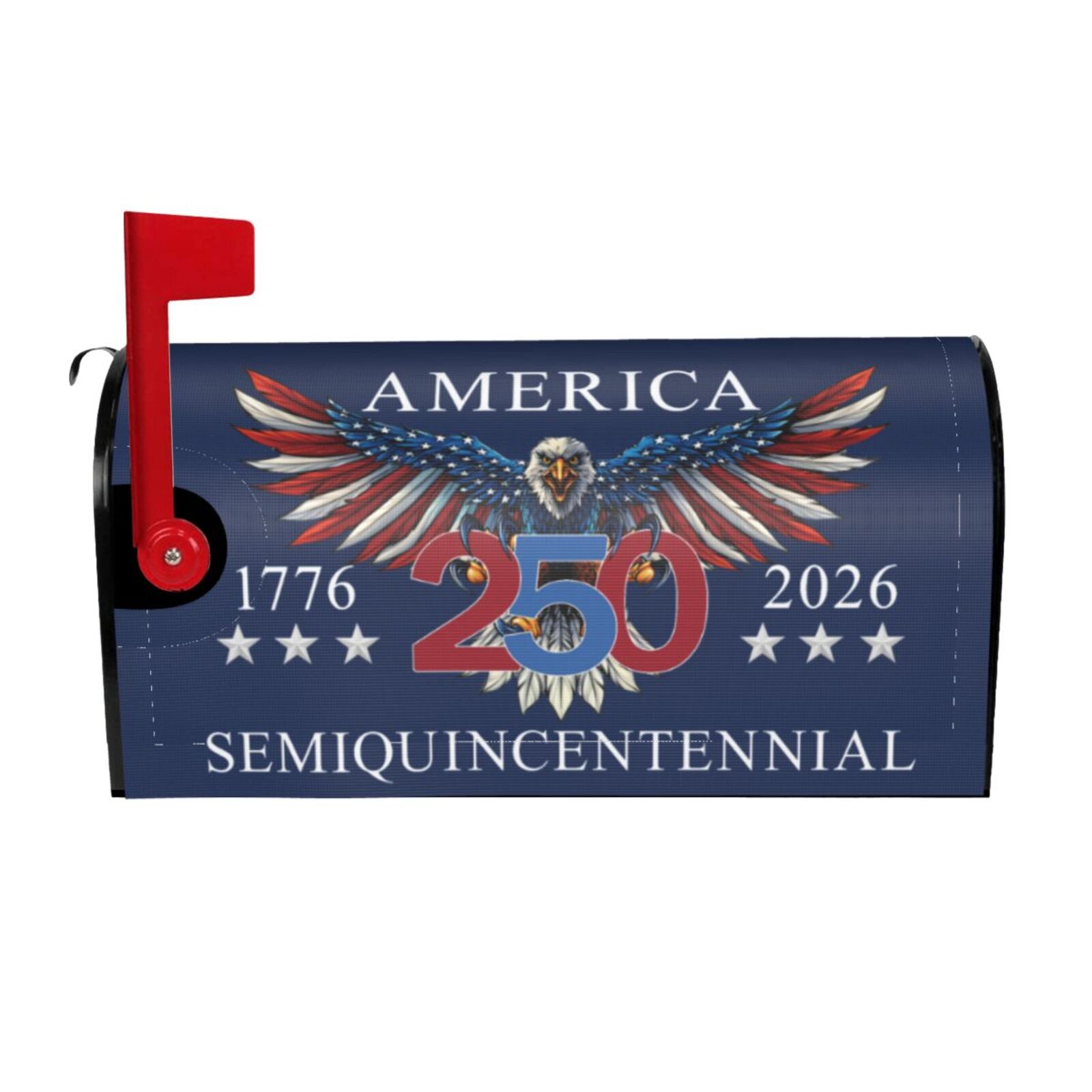 America 250th Anniversary Semiquincentennial Eagle Mailbox Cover - 1776-2026