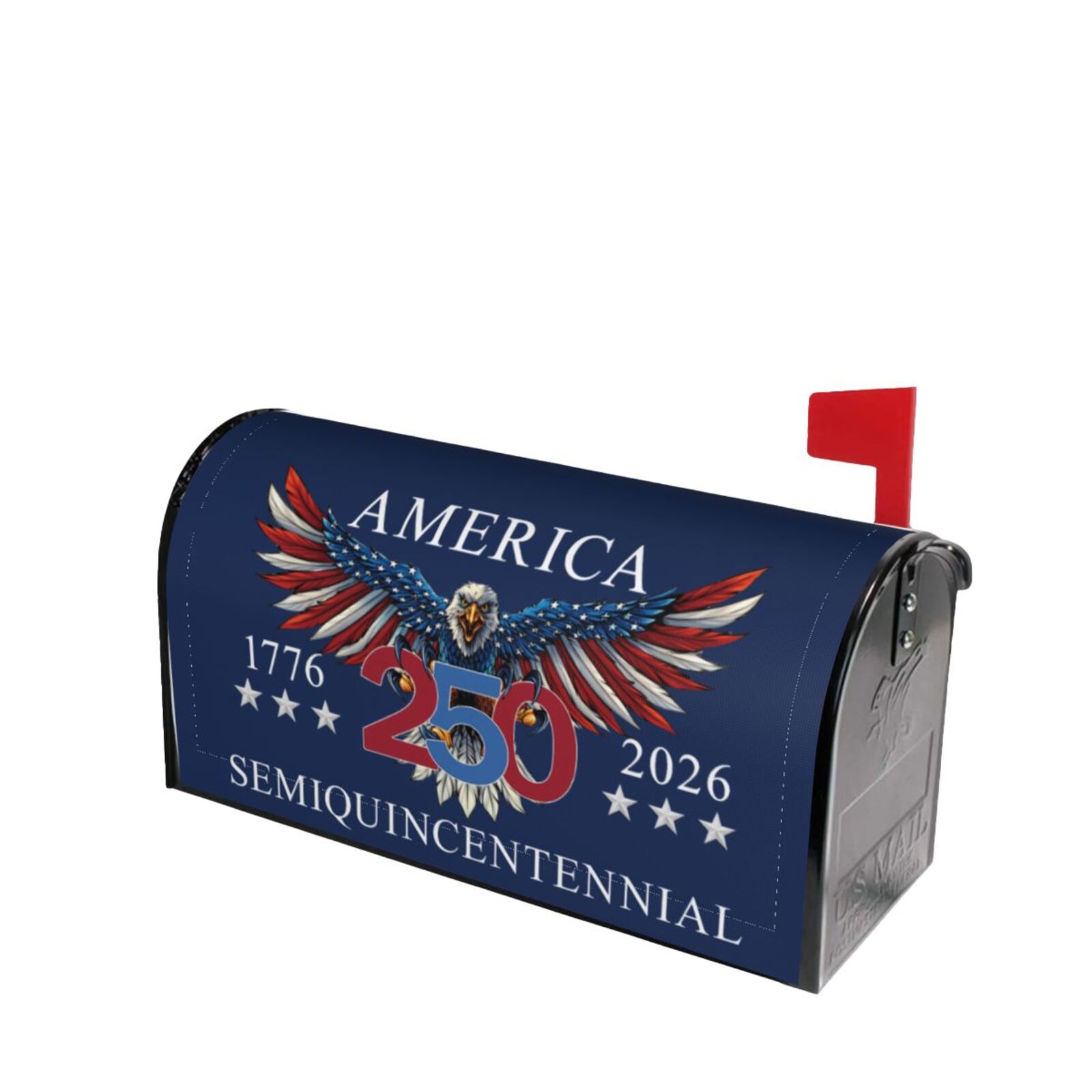 America 250th Anniversary Semiquincentennial Eagle Mailbox Cover - 1776-2026