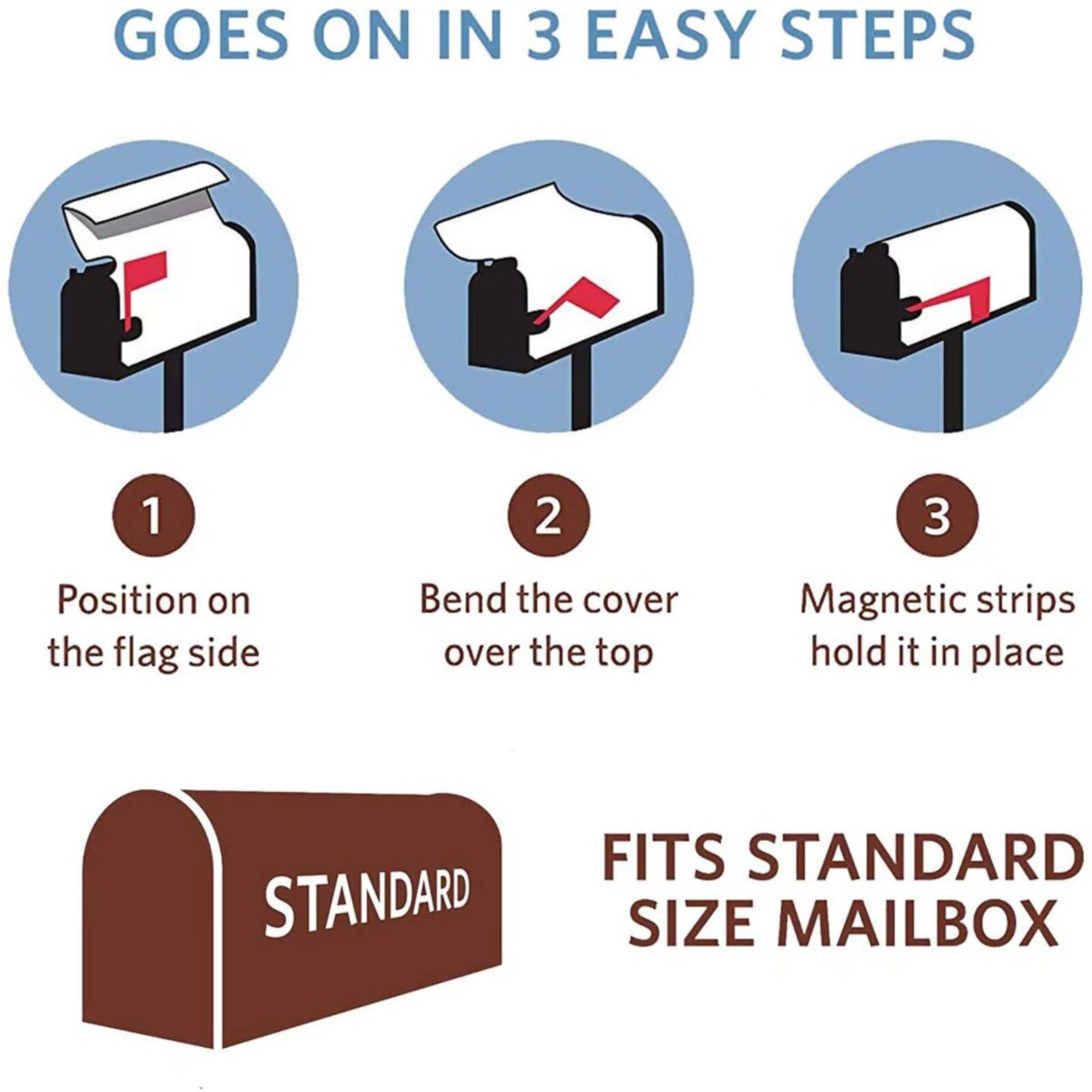 America 250th Anniversary Semiquincentennial Eagle Mailbox Cover - 1776-2026