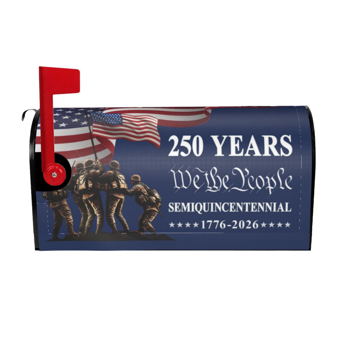American 250 Years Semiquincentennial We The People Mailbox Cover - 1776-2026