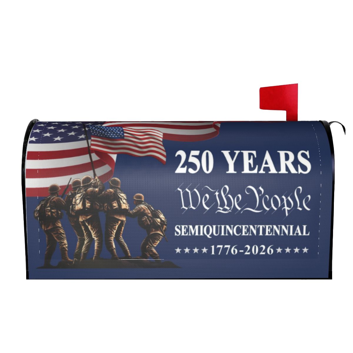 American 250 Years Semiquincentennial We The People Mailbox Cover - 1776-2026