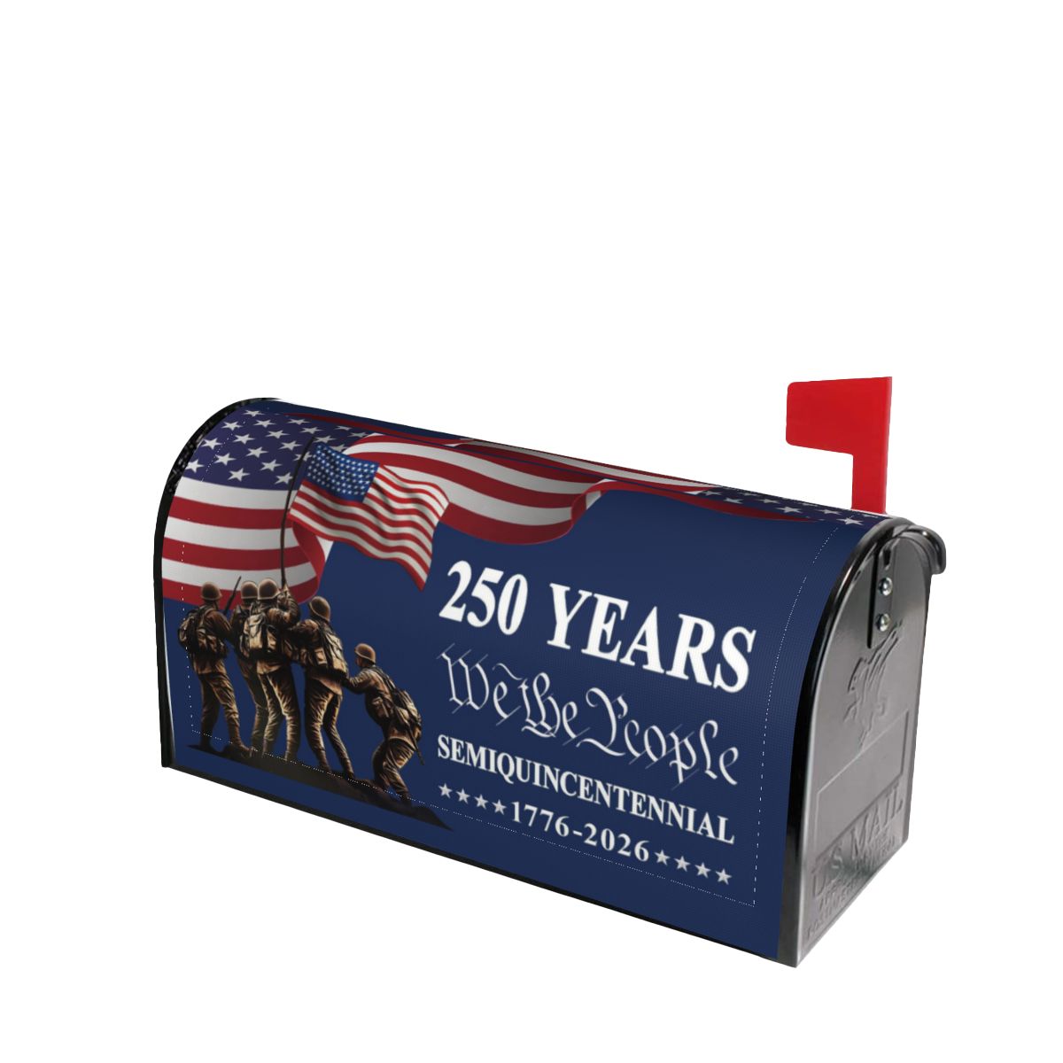 American 250 Years Semiquincentennial We The People Mailbox Cover - 1776-2026