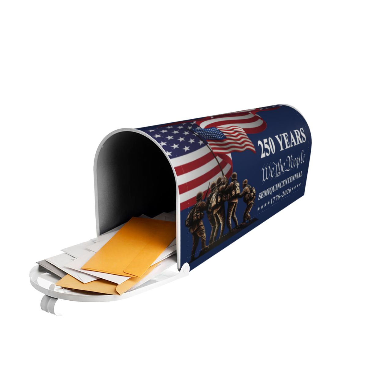 American 250 Years Semiquincentennial We The People Mailbox Cover - 1776-2026