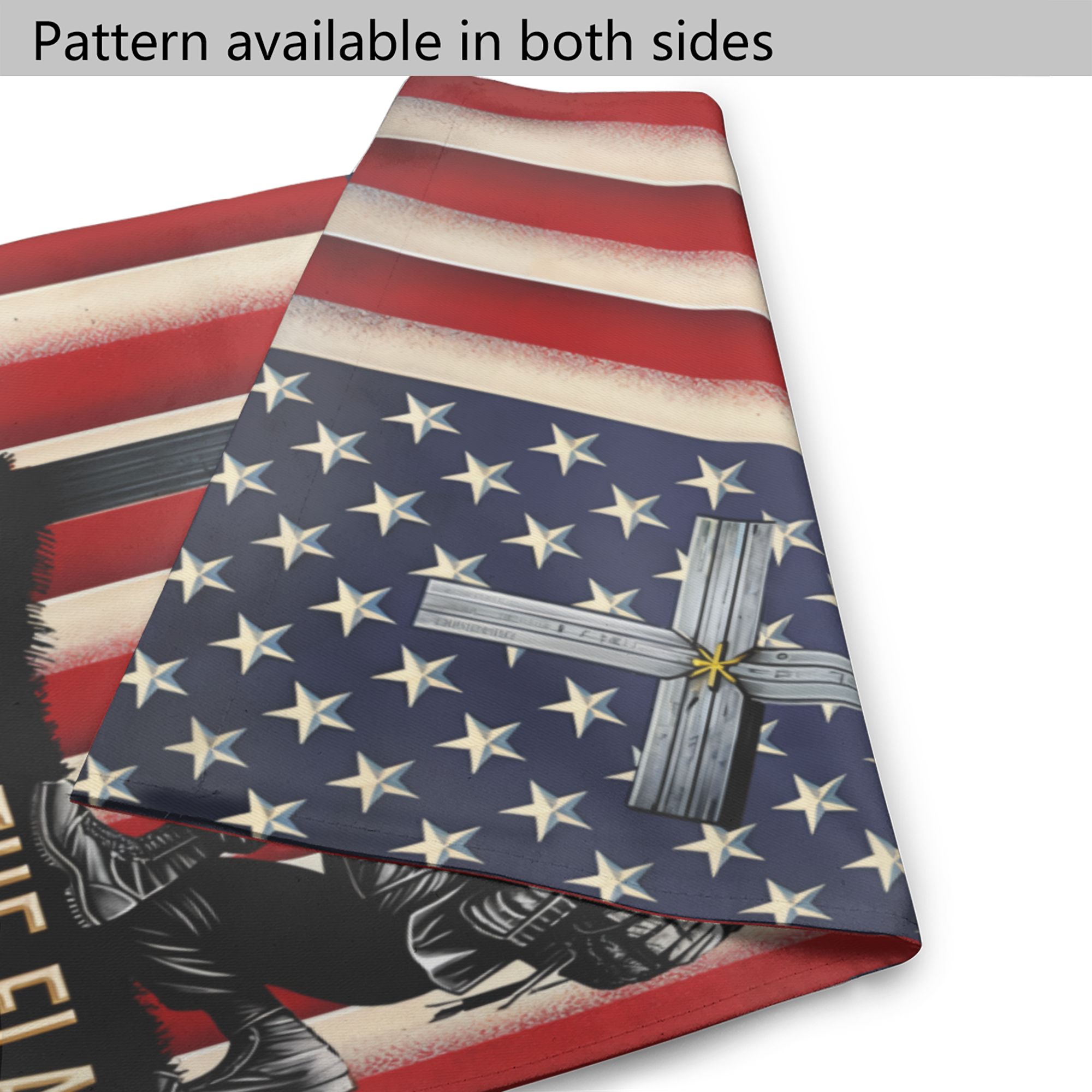 American Veteran Flag With Cross Veteran Day Christ Flag Stand For The Flag Kneel For The Cross