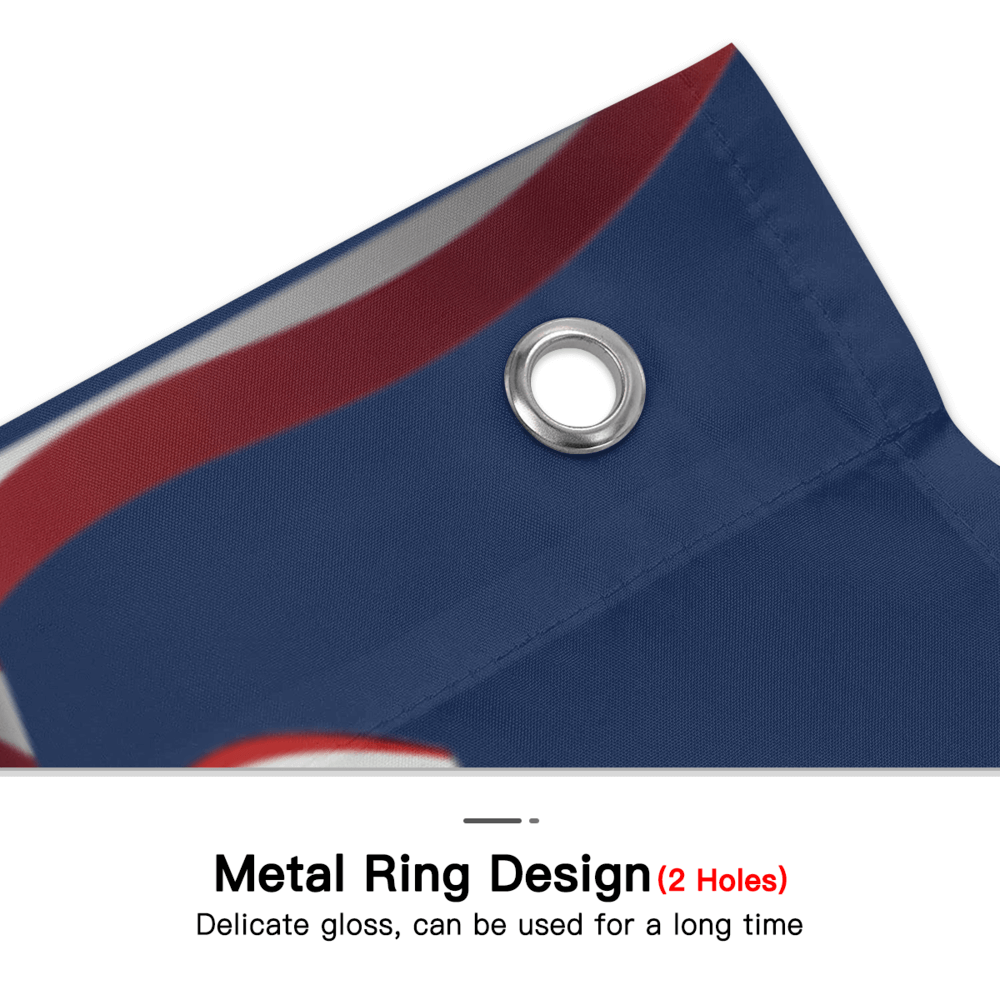 We The People 250 Years Soldiers Vertical Banner Flag (1776–2026)