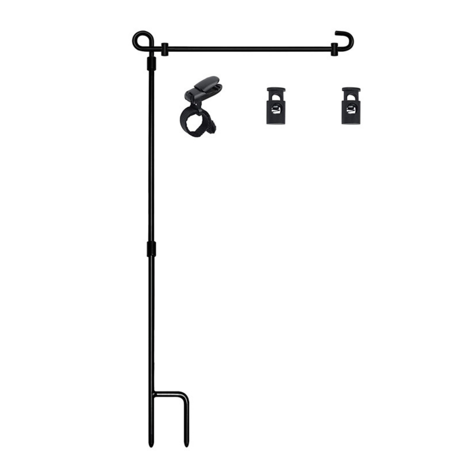 Vertical Garden Flag Stand Frame Durable Stainless Steel Weather-Proof Premium Flag Hanging Holder