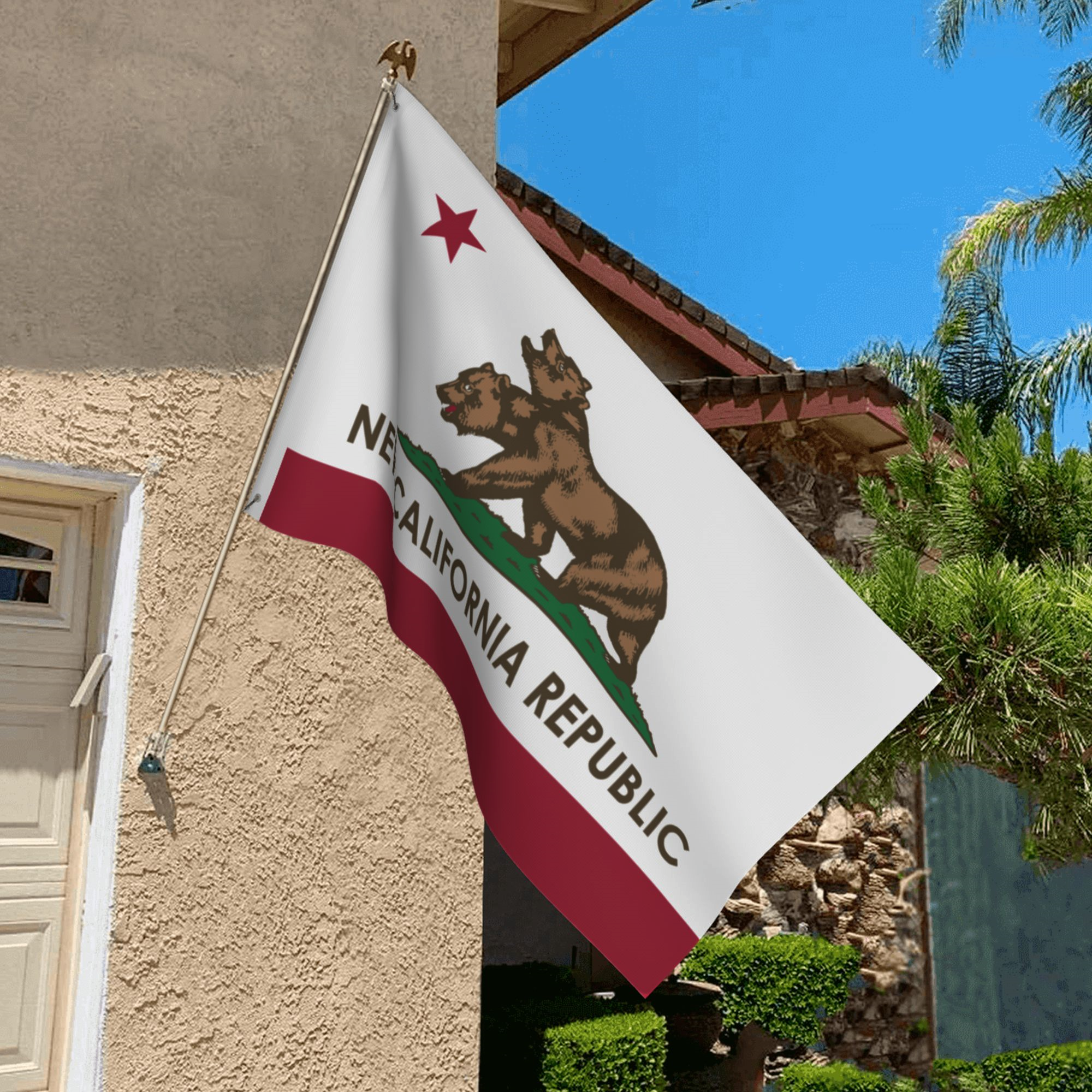 New California Republic Flag Fallout NCR Flag - For The Republic