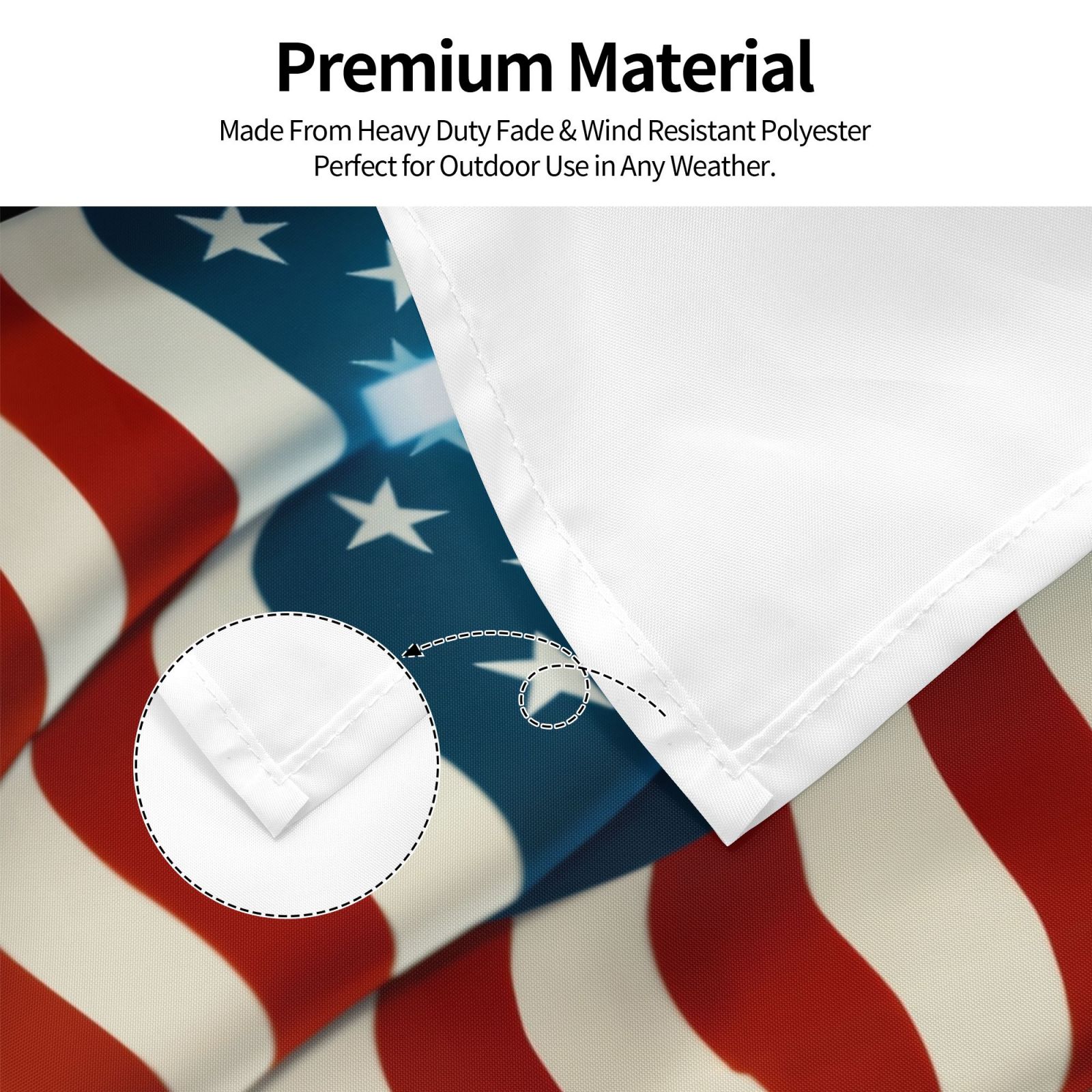 Jesus Christian Patriotic American Grommet Flag - One Nation Under God CTPT355GF