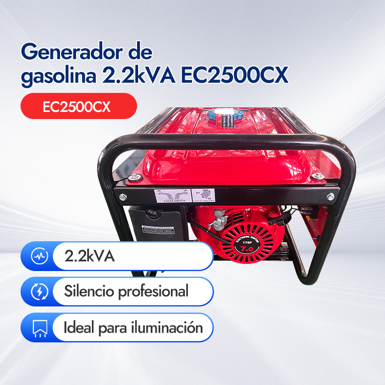 Generador de gasolina 2.2kVA EC2500CX