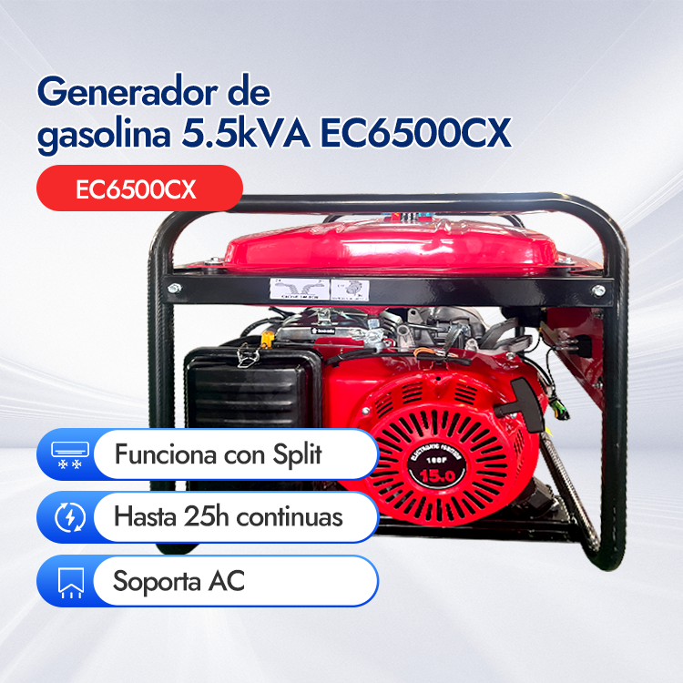 Generador de gasolina 5.5kVA EC6500CX