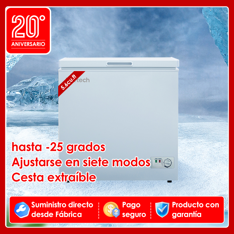 Freezer Horizontal Congelador Nevera 5.6cu.ft (155L) BD-155