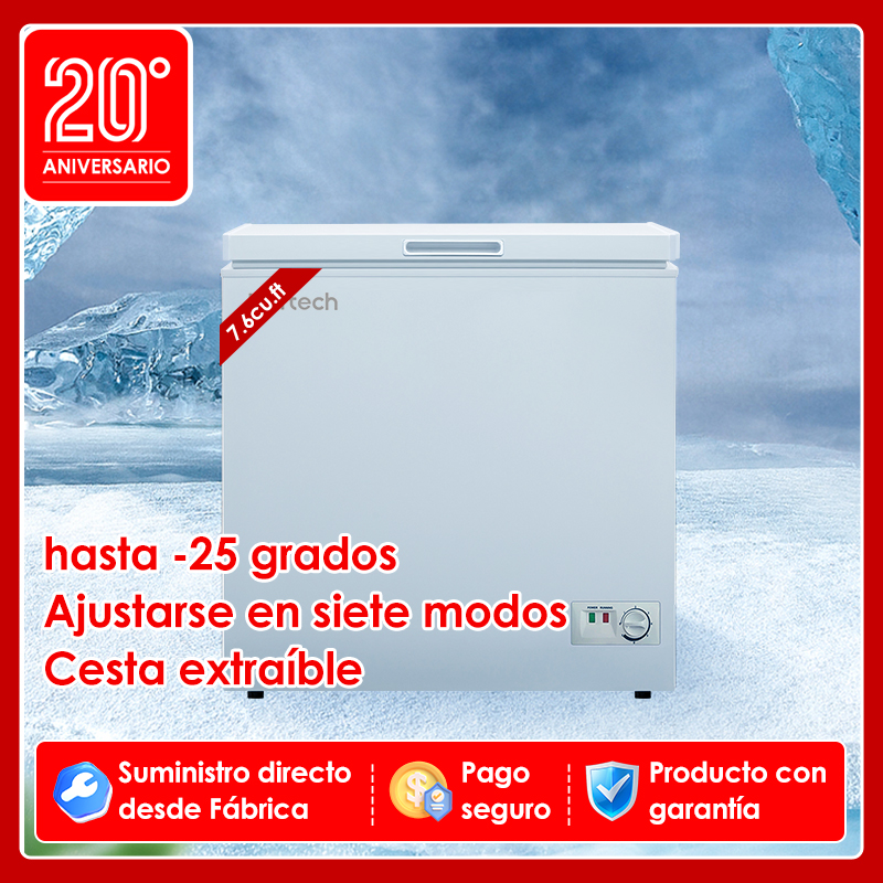 Freezer Horizontal Congelador Nevera 7.6cu.ft (215L) BD-215C