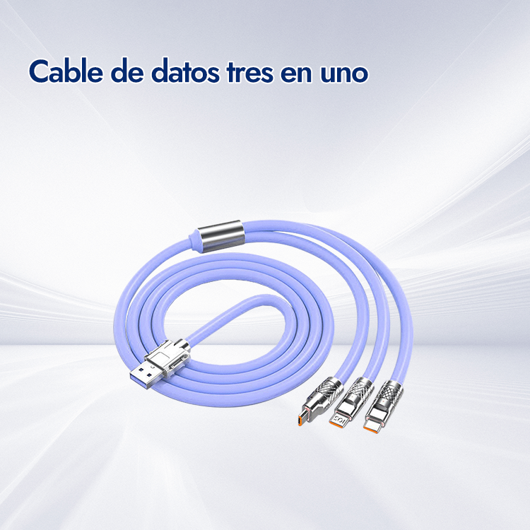 Cable de datos tres en uno