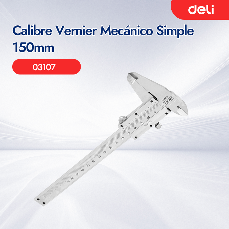 Calibre Vernier Mecánico Simple 150mm DL92150