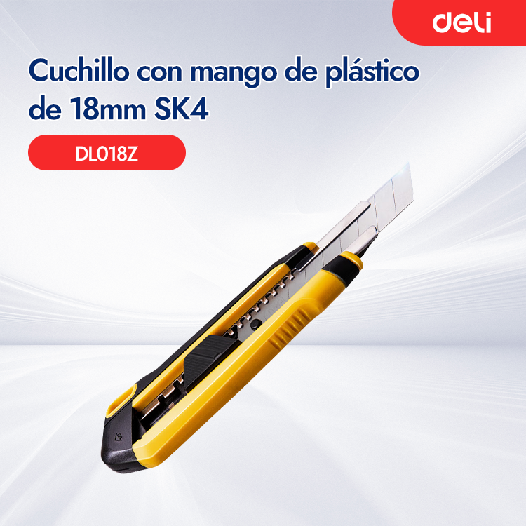 Cuchillo con mango de plástico de 18mm SK4 DL018Z