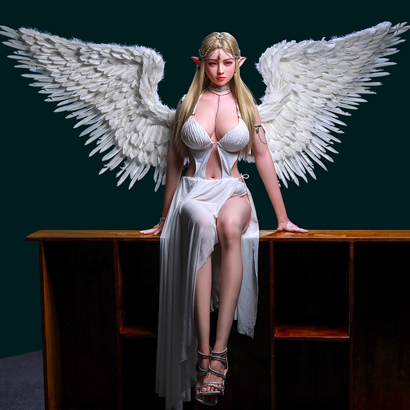 Angelina -168cm/5ft6  Blonde Angel Realistic Silicone Sex Doll