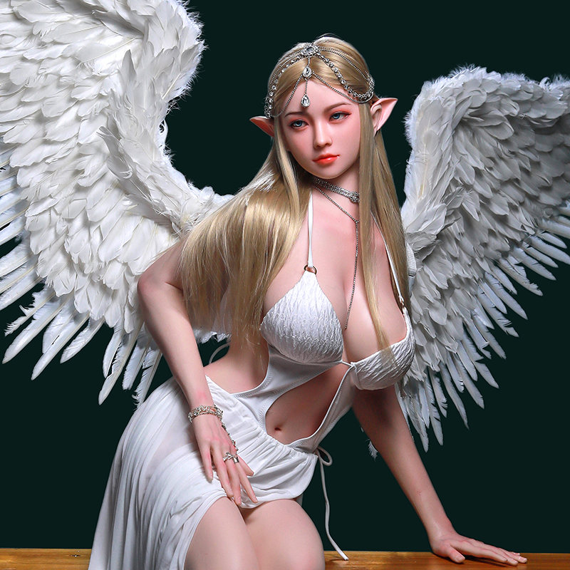Angelina -168cm/5ft6  Blonde Angel Realistic Silicone Sex Doll