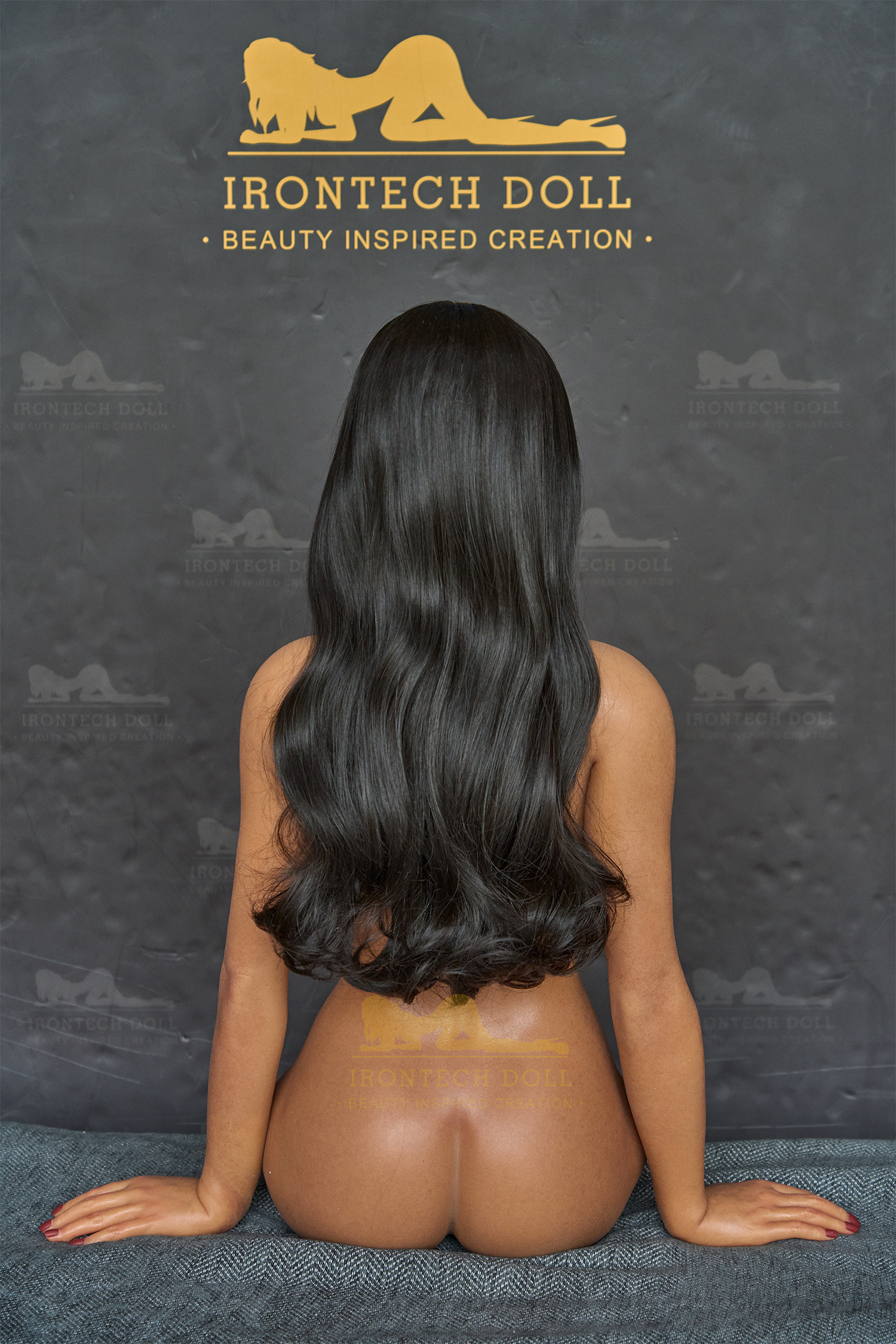 Irontech |  Laitina2- 5.3ft (161cm) S33 Spirited Little Black Girl Silicone Love Doll