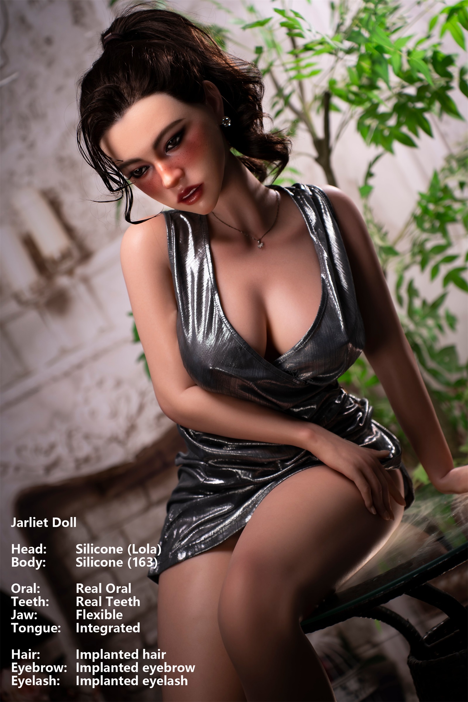 Jarliet | Lola -5ft 3/163cm ROS Head Full Silicone Real Sex Doll