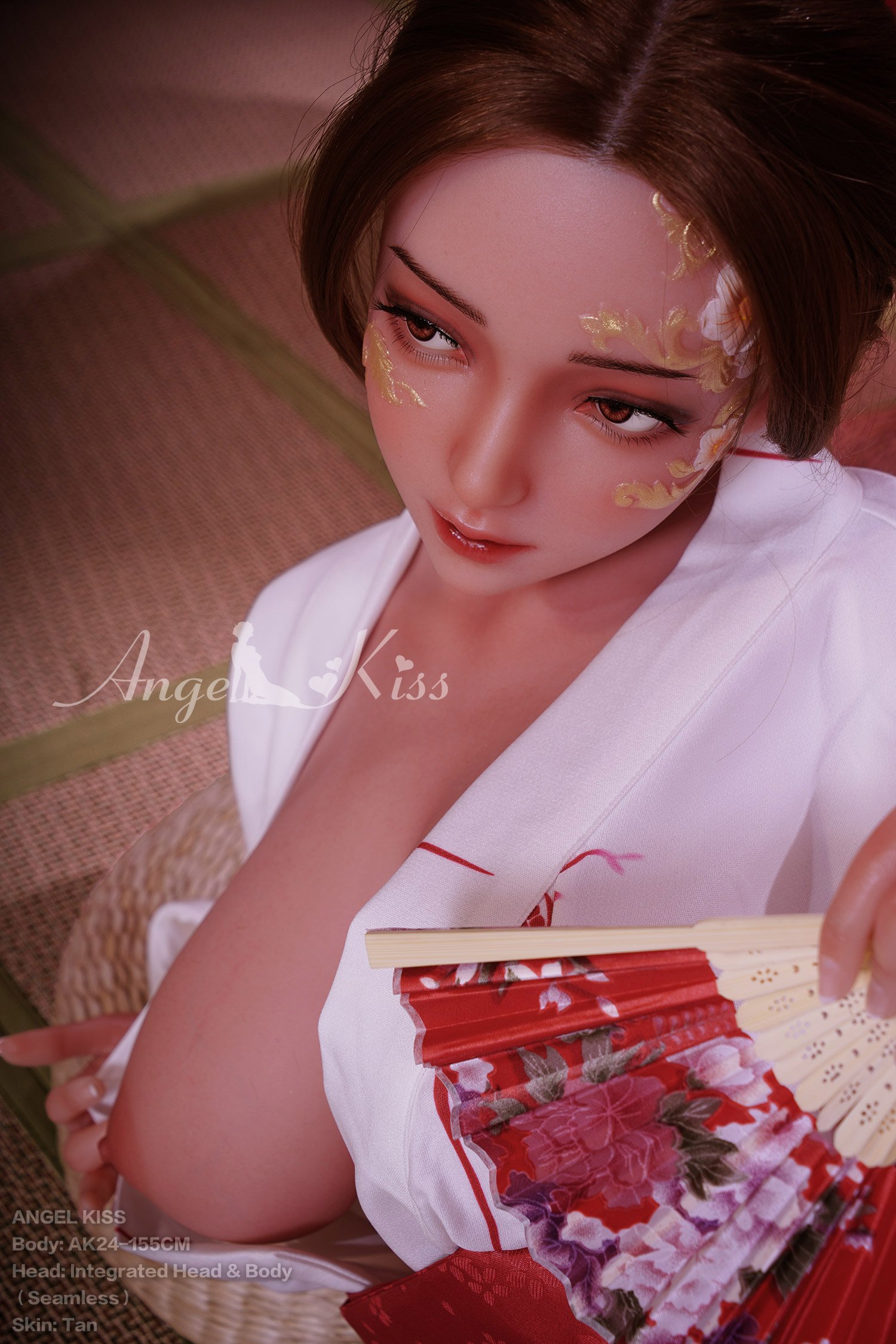 Angel Kiss | Doreen Webb 155cm/5ft1 AK24 Seamless Neck Silicone Sex Doll –  (All-in-one)