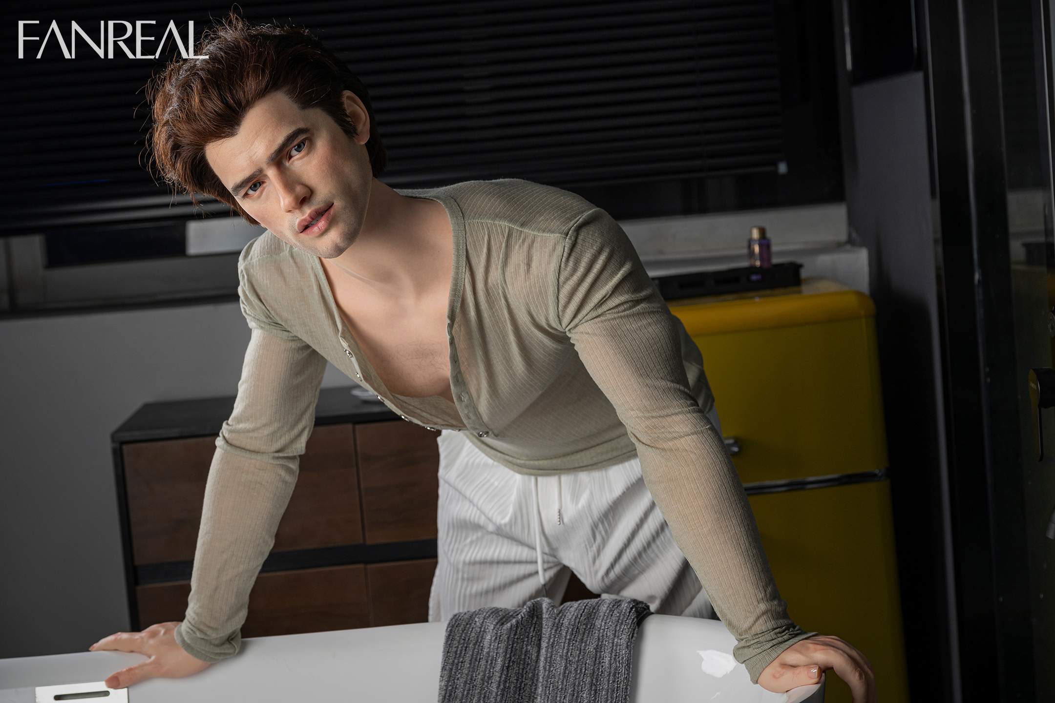 FanReal | Carter -5ft 8/173cm Handsome Chiseled Silicone Male Sex Doll
