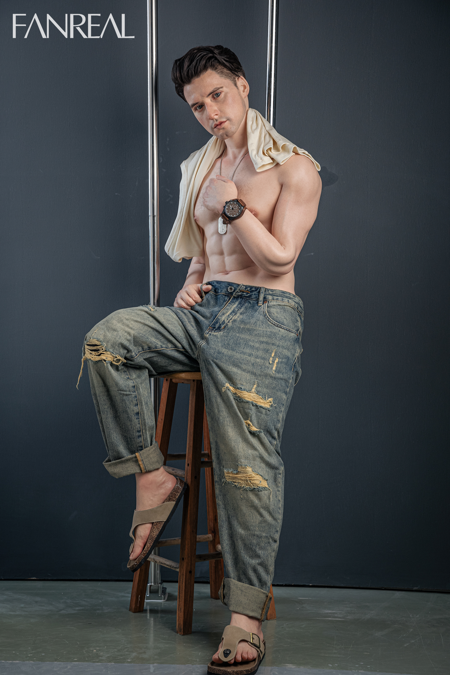 FanReal | Henry - 5ft 8/173cm Male Full Silicone Realistic Sex Doll