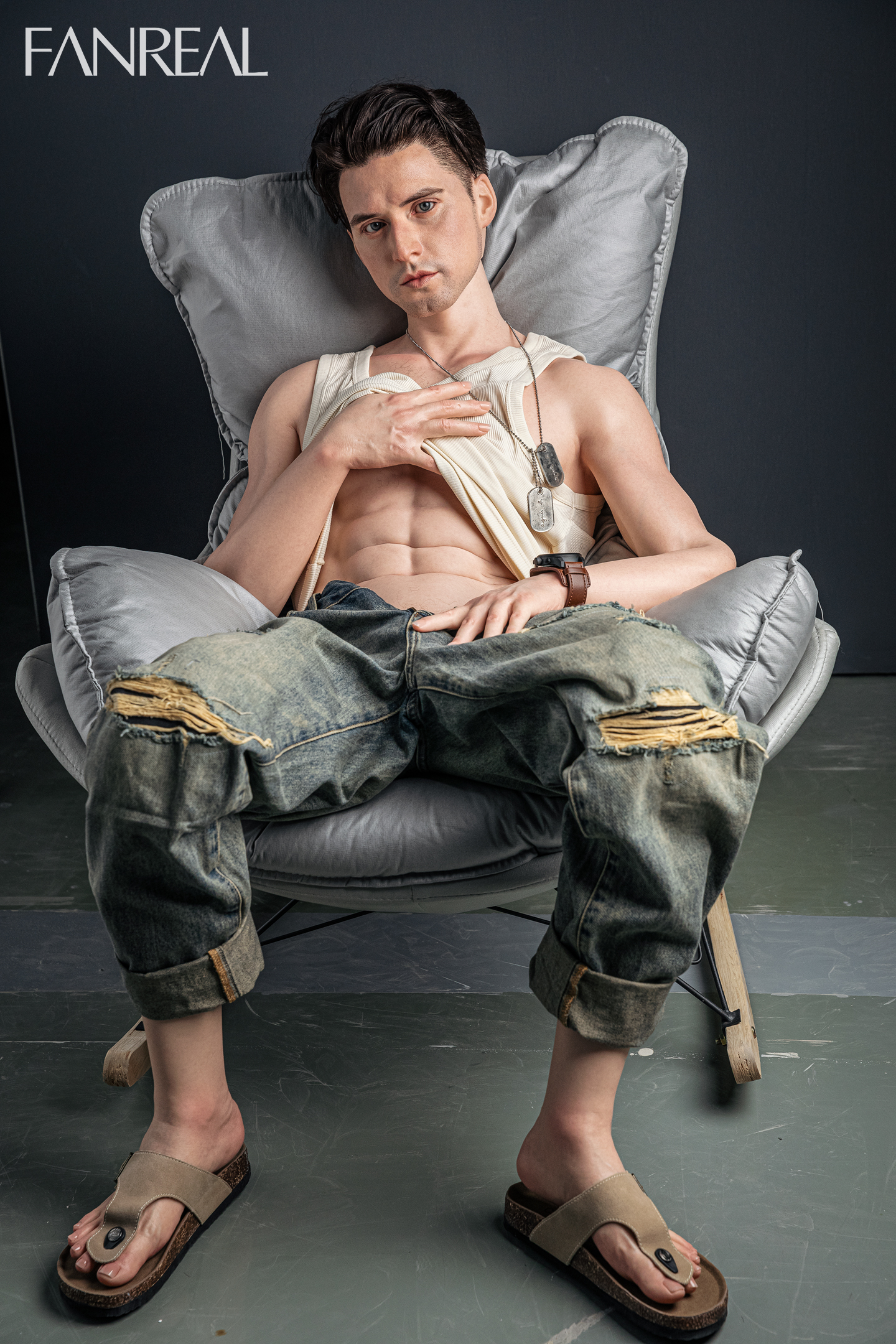 FanReal | Henry - 5ft 8/173cm Male Full Silicone Realistic Sex Doll