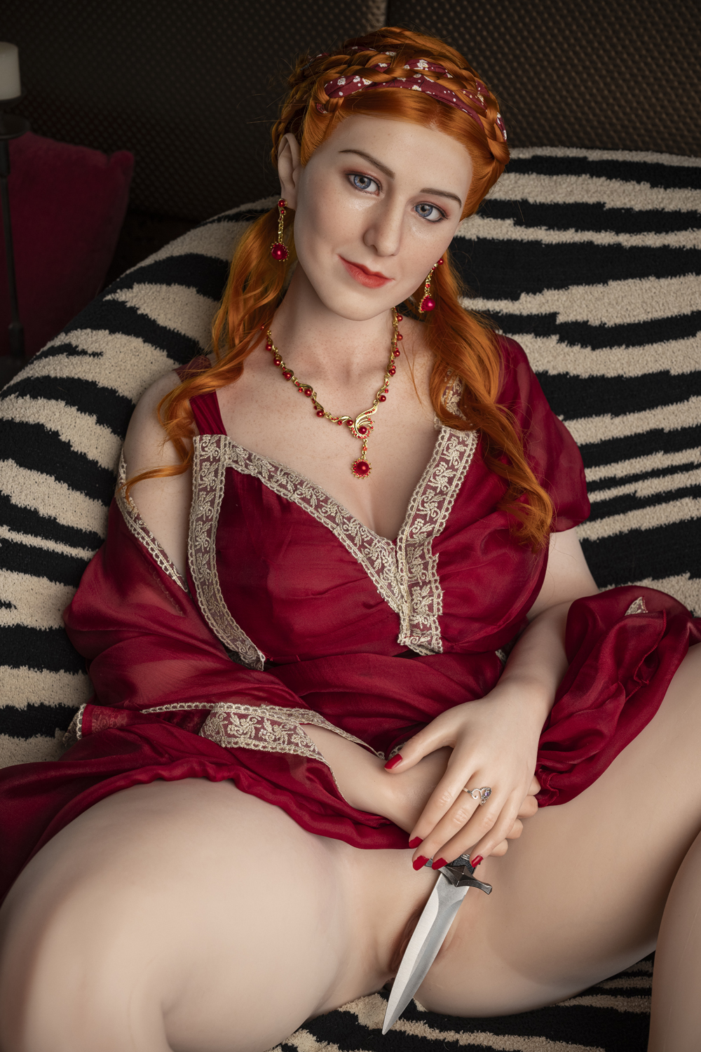 Starpery丨Lucretia-165cm/5ft5 G cup Full Silicone Sex Doll