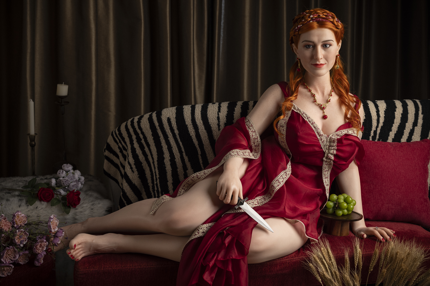 Starpery丨Lucretia-165cm/5ft5 G cup Full Silicone Sex Doll