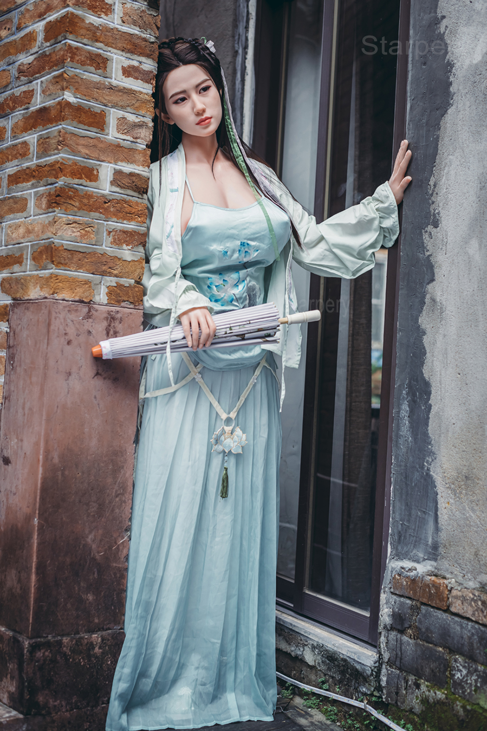 Starperyح3rd Generation Doll 163cm/5Ft4 G cup Asian Doll silicone Sex Doll-Yuyan