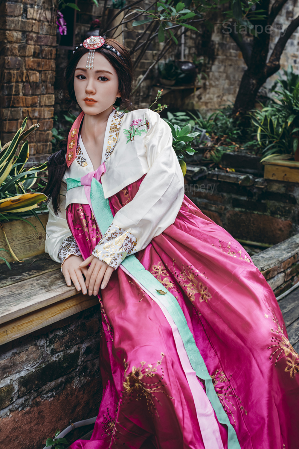 Starperyح3rd Generation Doll 163cm/5Ft4 G cup Asian Doll silicone Sex Doll-Jin