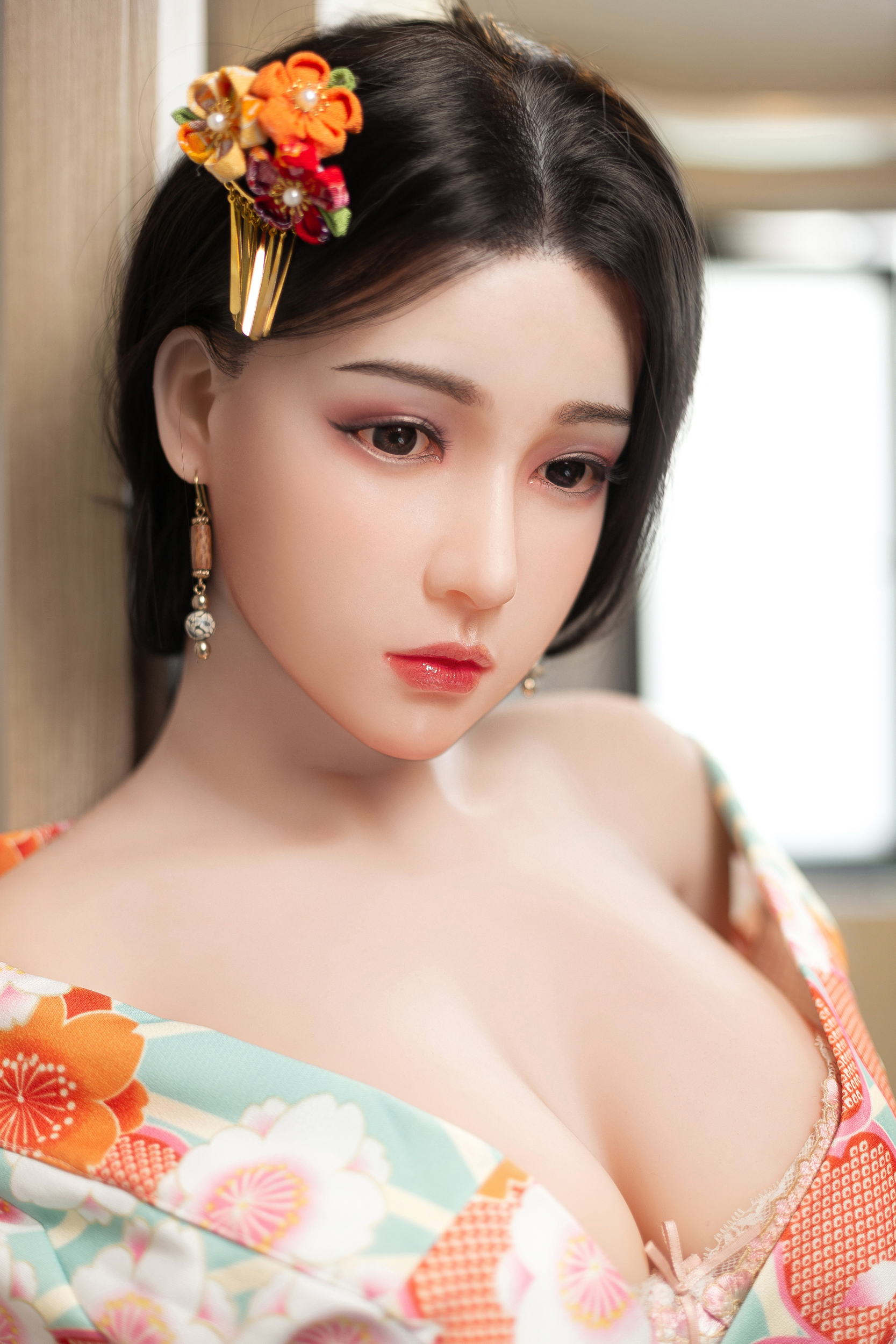 AIBEI | Jill- 5ft2/158cm Medium Breast Silicone Head+TPE Body Sex Doll