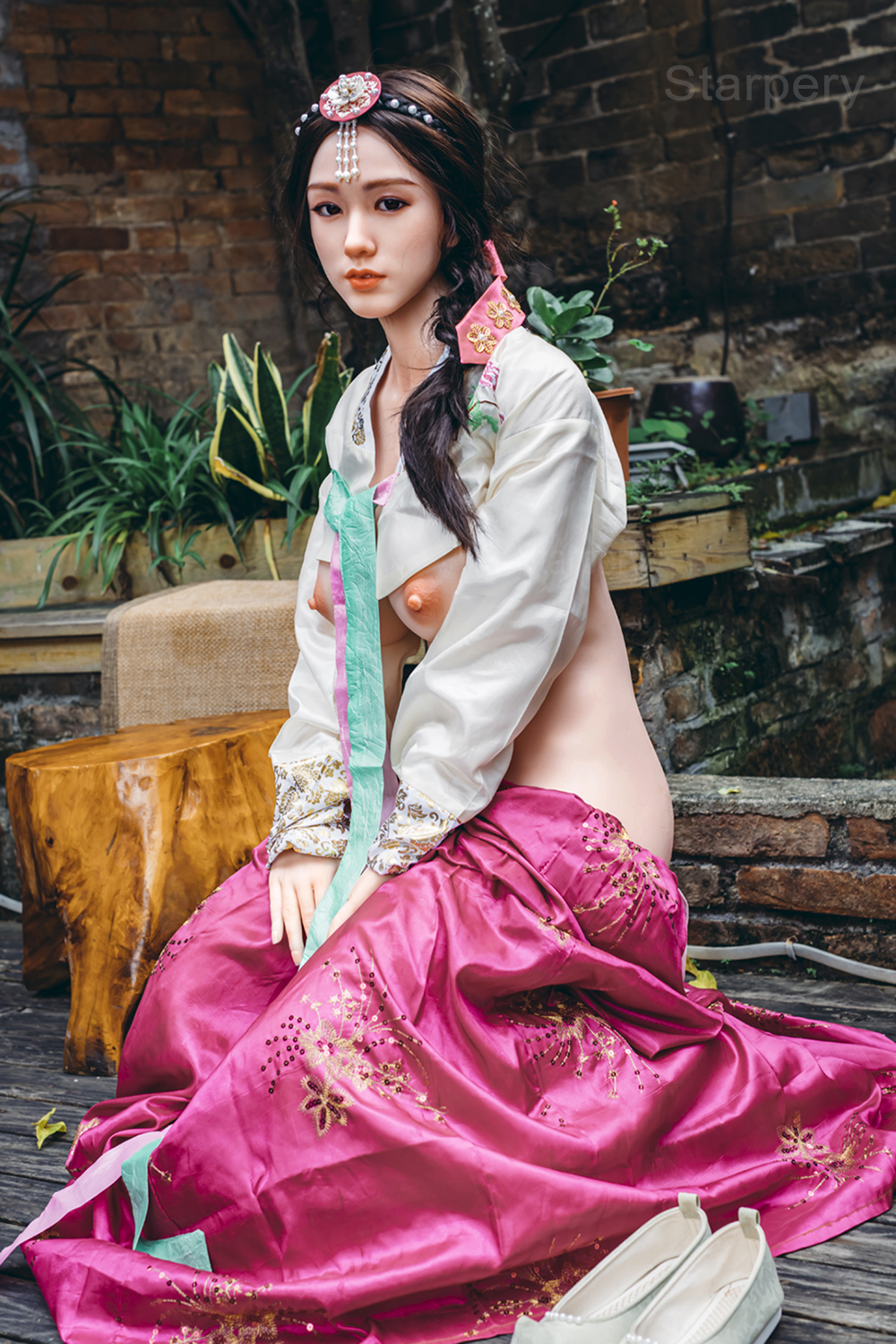 Starperyح3rd Generation Doll 163cm/5Ft4 G cup Asian Doll silicone Sex Doll-Jin