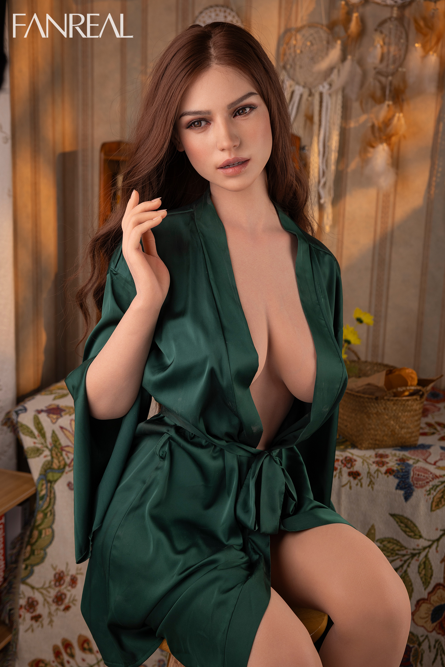 FanReal | Mirella -5ft 1/155cm F-Cup Realistic ROS Mature Silicone Sex Doll
