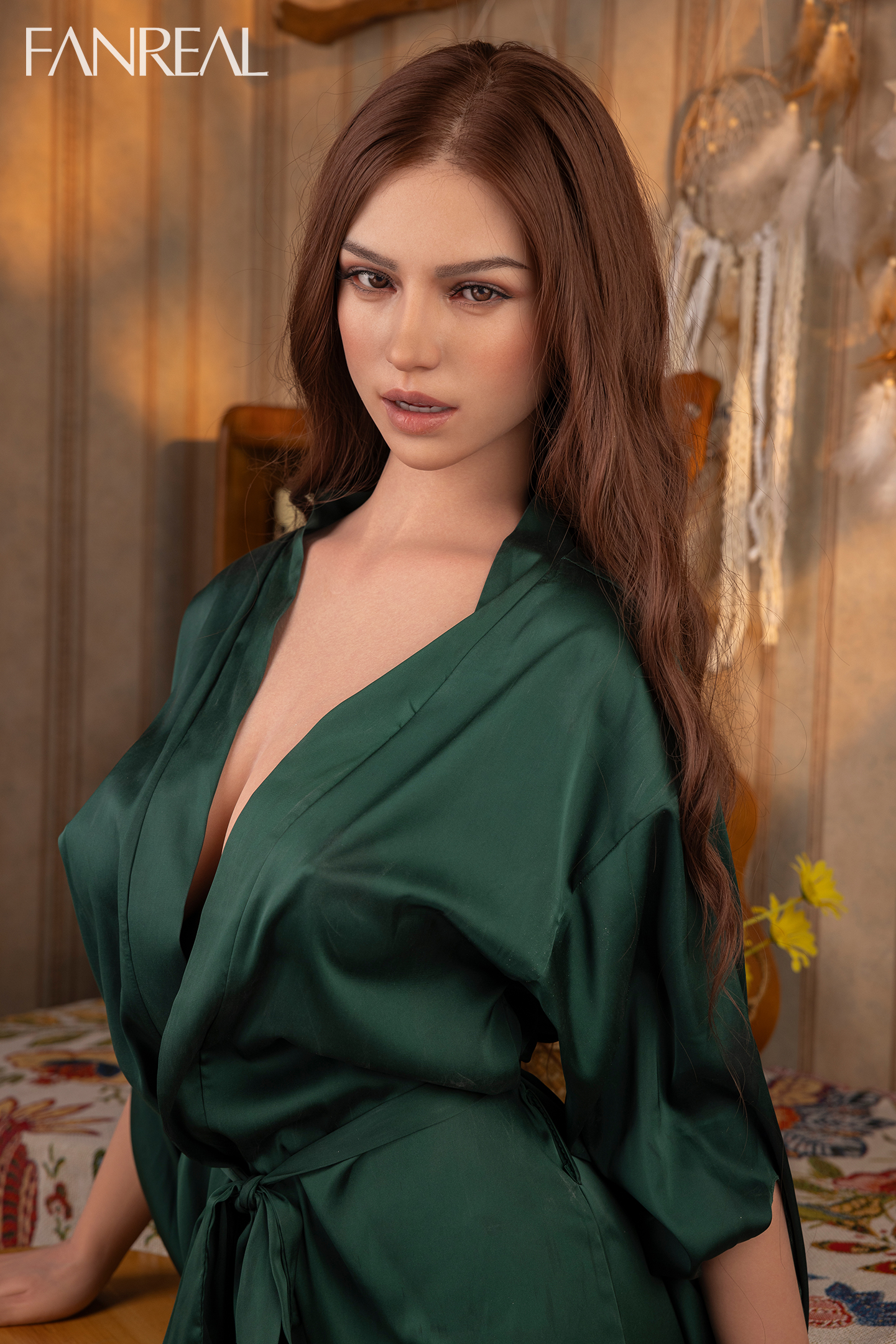 FanReal | Mirella -5ft 1/155cm F-Cup Realistic ROS Mature Silicone Sex Doll