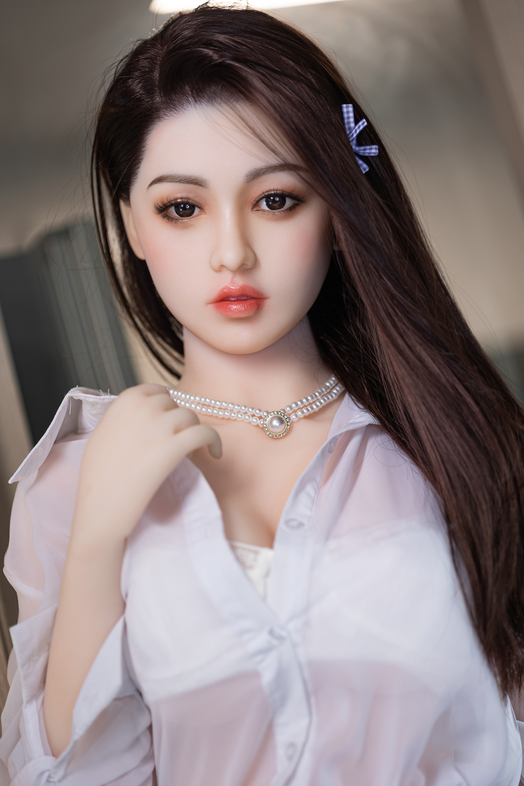 AIBEI | Vicky-165cm/5ft5 Medium Silicone Head+TPE Body Sex Doll