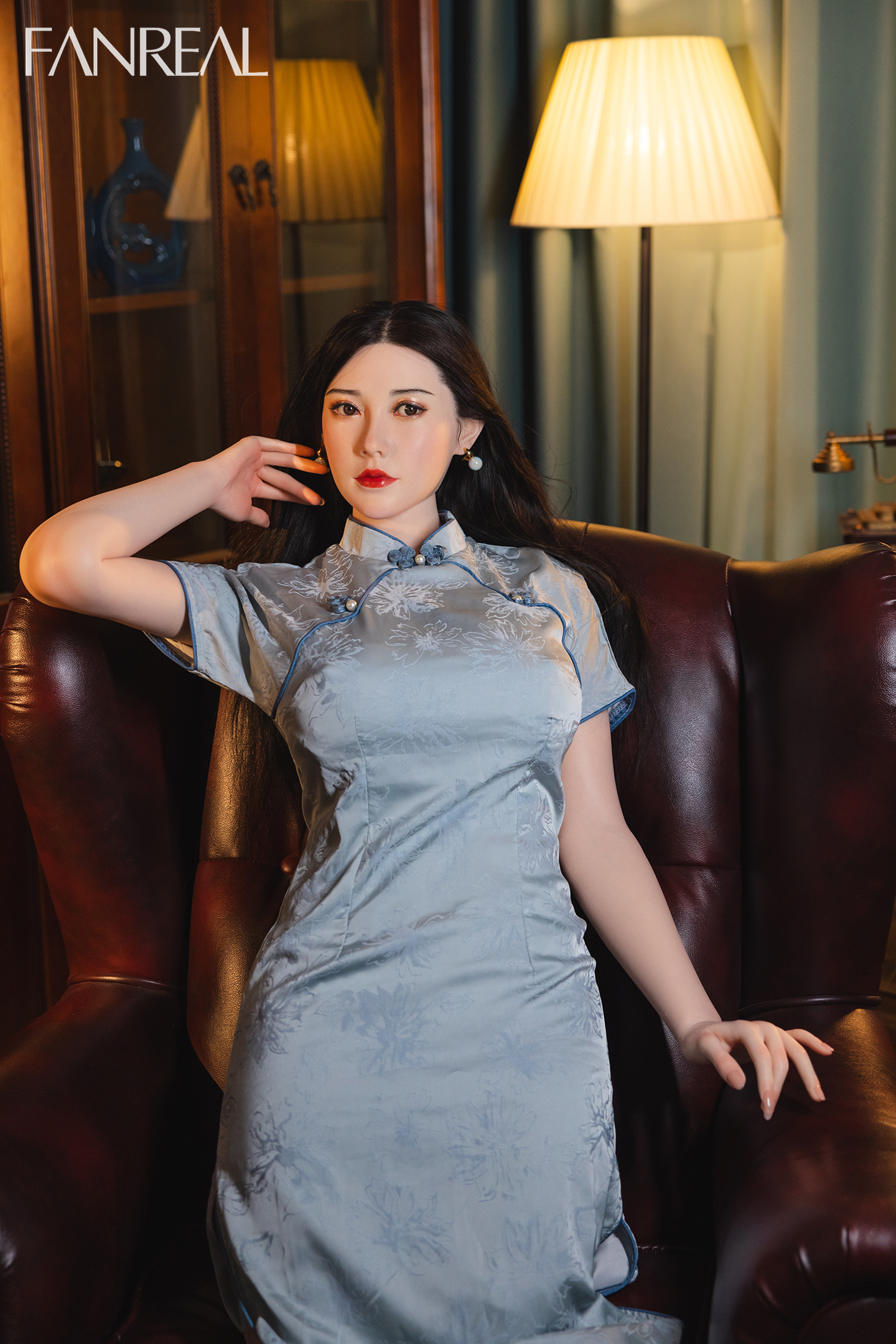 FanReal |  F-Cup 3ft6 Tanned Petite Sex Doll Torso for Men-Vivi