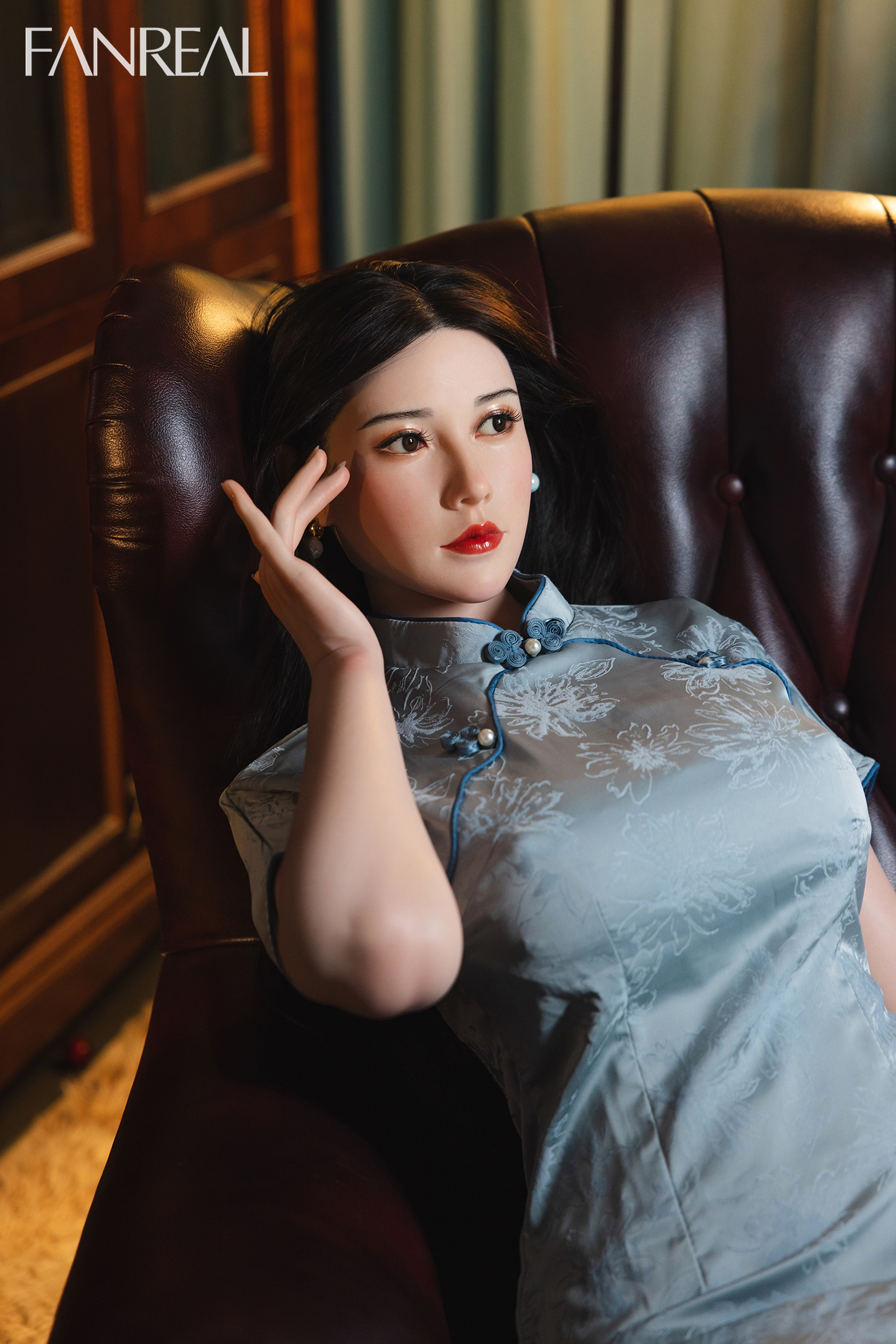 FanReal |  F-Cup 3ft6 Tanned Petite Sex Doll Torso for Men-Vivi