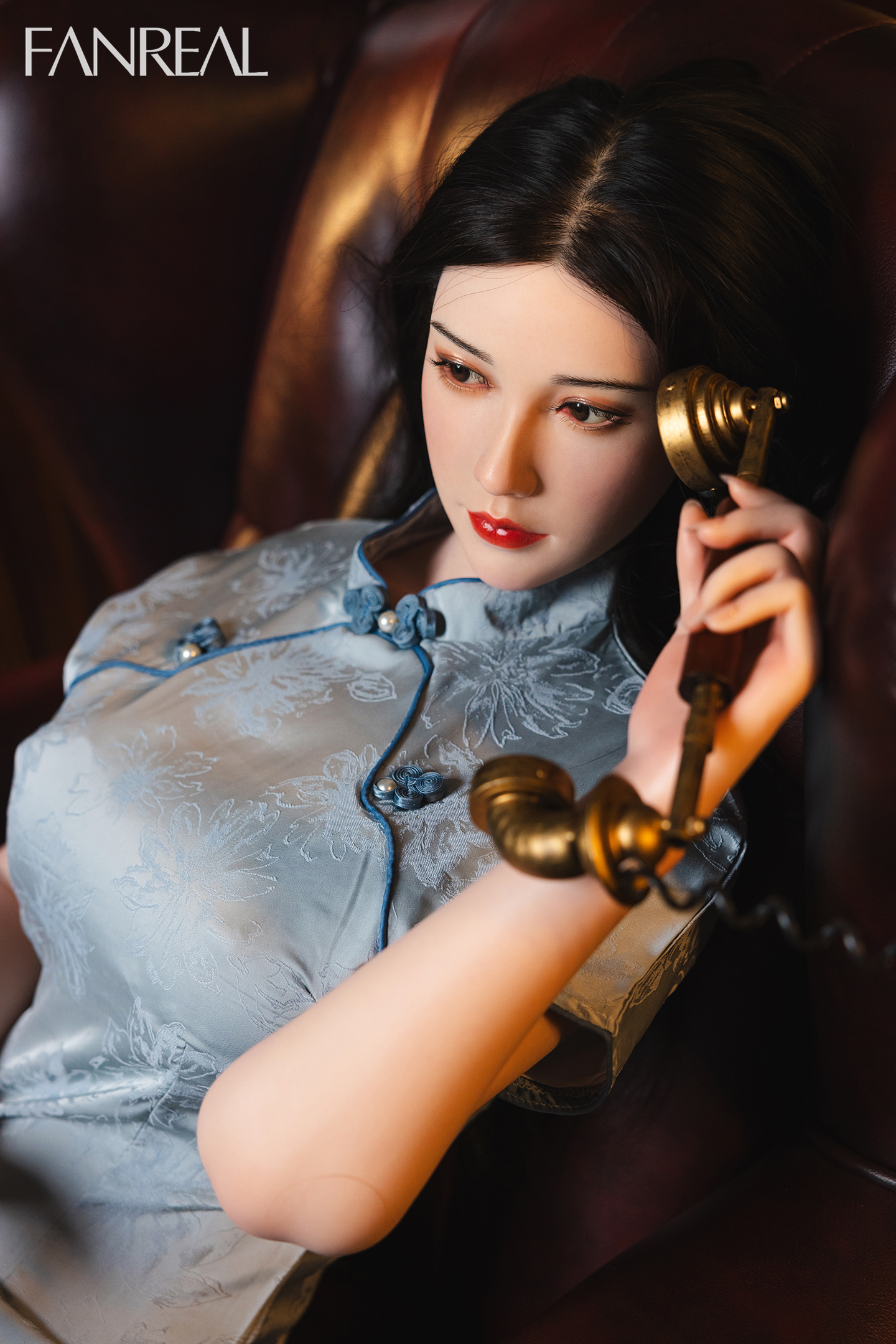 FanReal |  F-Cup 3ft6 Tanned Petite Sex Doll Torso for Men-Vivi