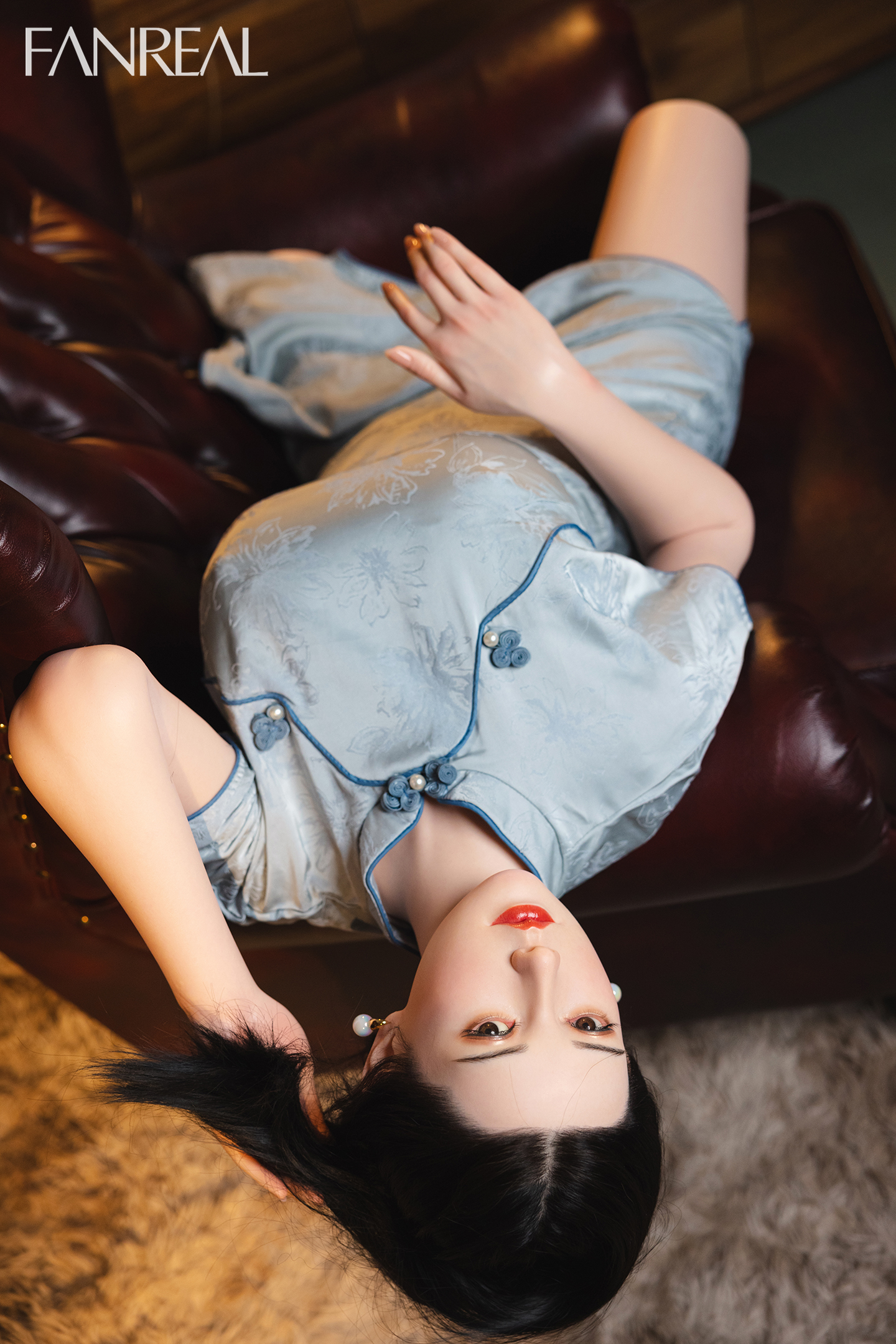 FanReal |  F-Cup 3ft6 Tanned Petite Sex Doll Torso for Men-Vivi