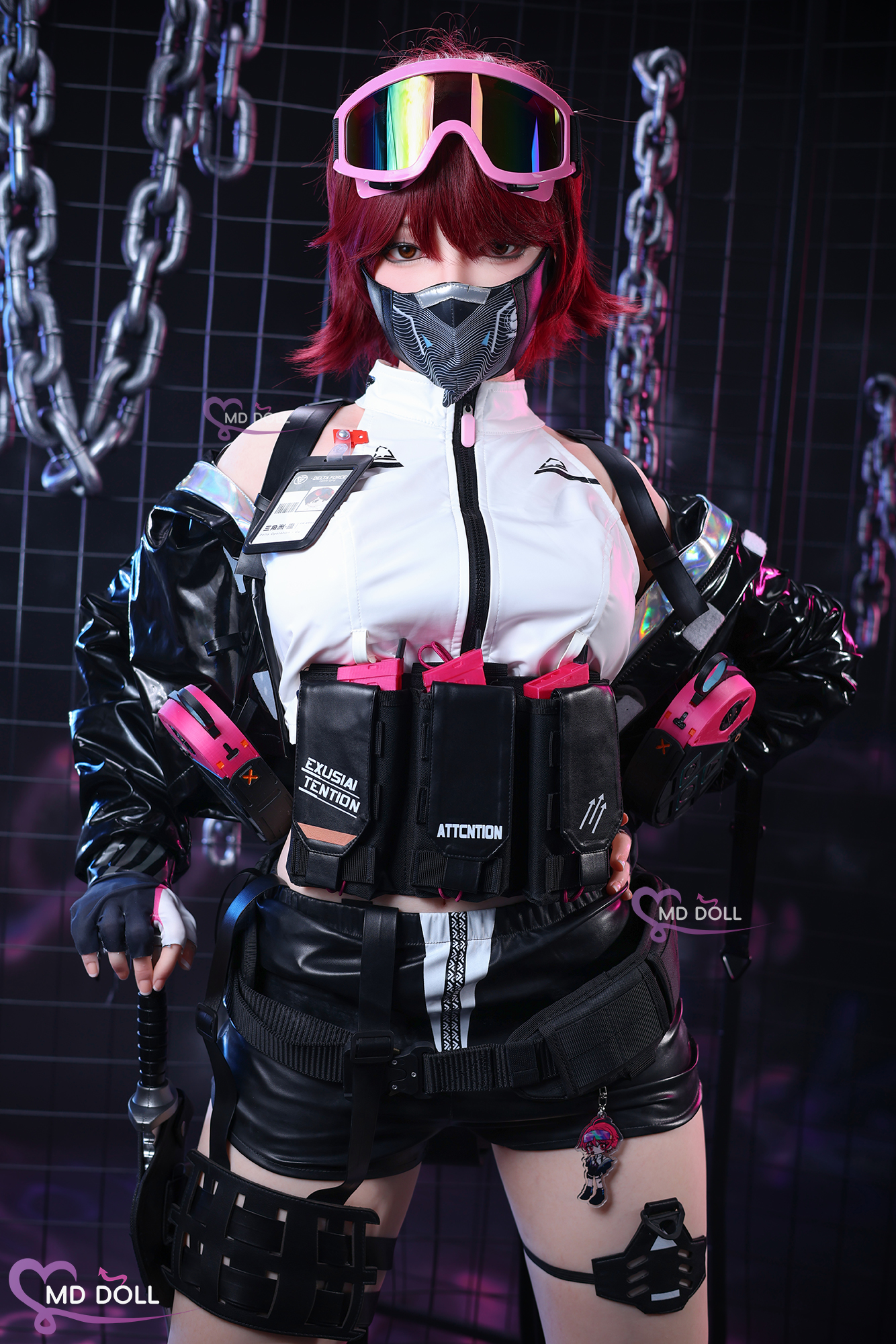 MD Doll | Toxik x Exusiai - 5ft 5/166cm Delta Force Cosplay Silicone Sex Doll