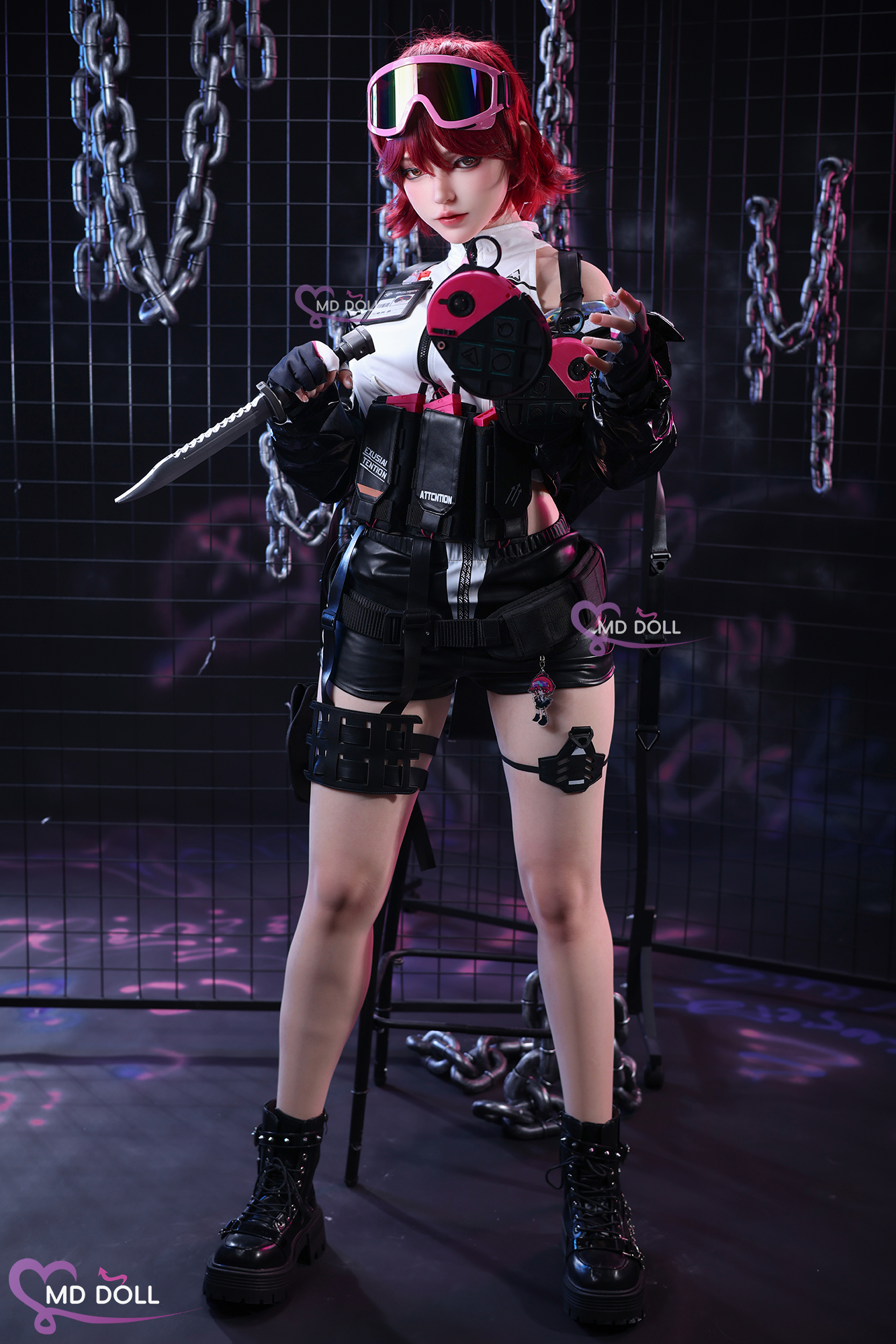 MD Doll | Toxik x Exusiai - 5ft 5/166cm Delta Force Cosplay Silicone Sex Doll