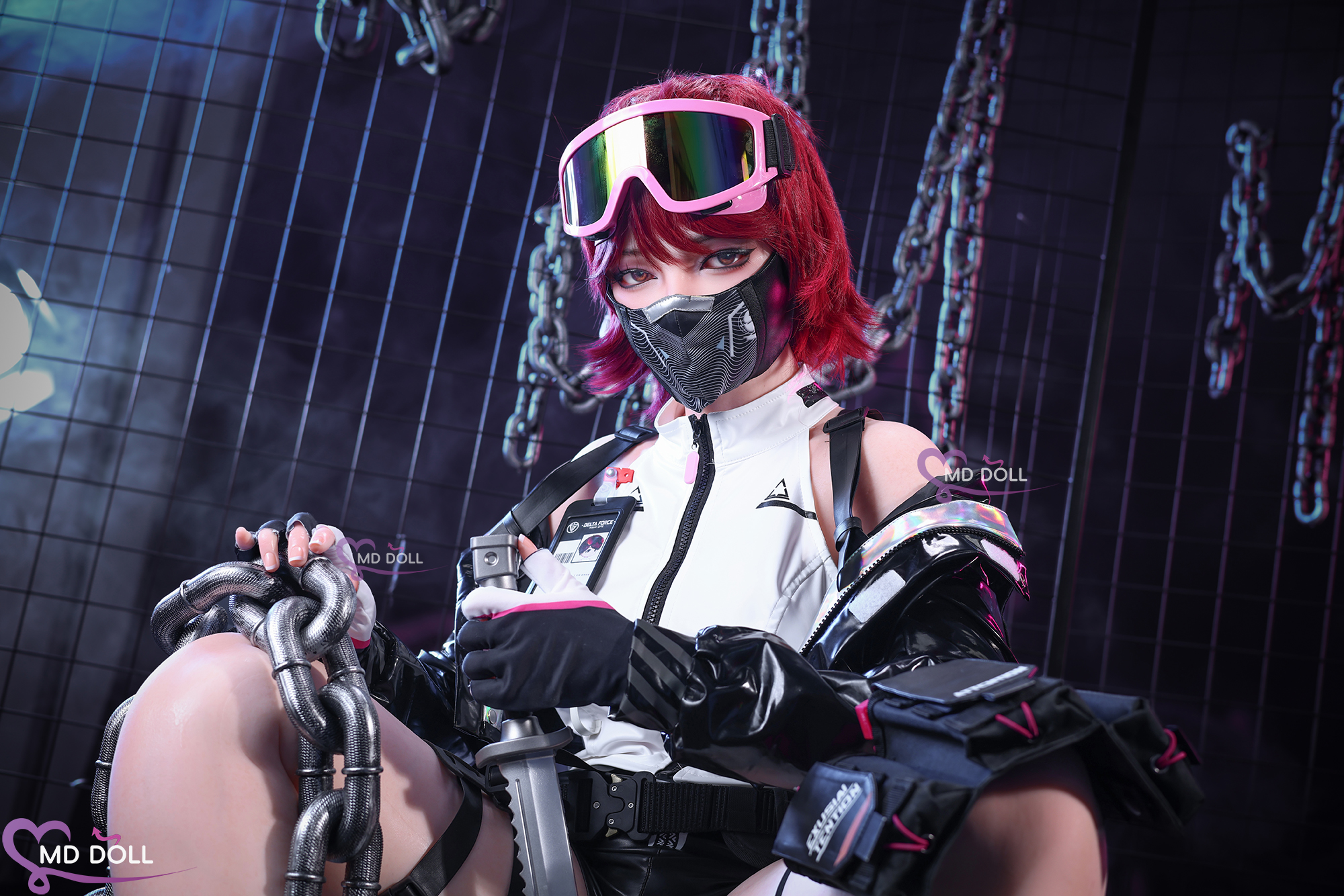 MD Doll | Toxik x Exusiai - 5ft 5/166cm Delta Force Cosplay Silicone Sex Doll
