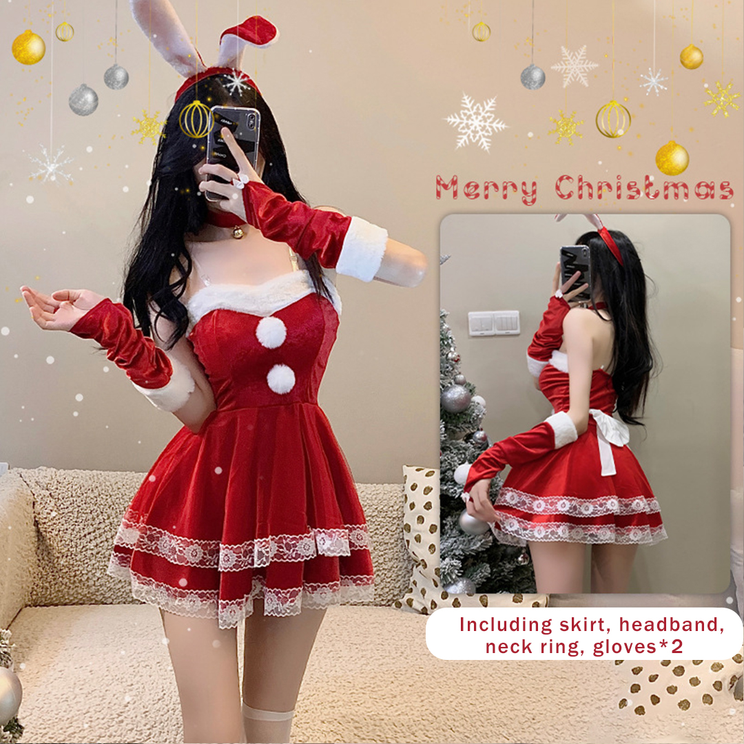Bunny Girl Christmas Suit Christmas Dress