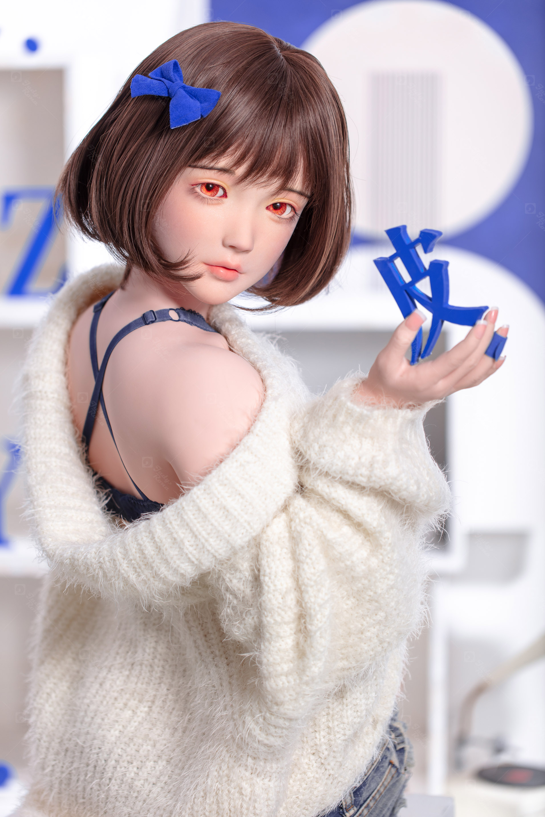 JR | Yumi - 4Ft 10(148cm) Japanese Sweater Girl Silicone Sex Doll 