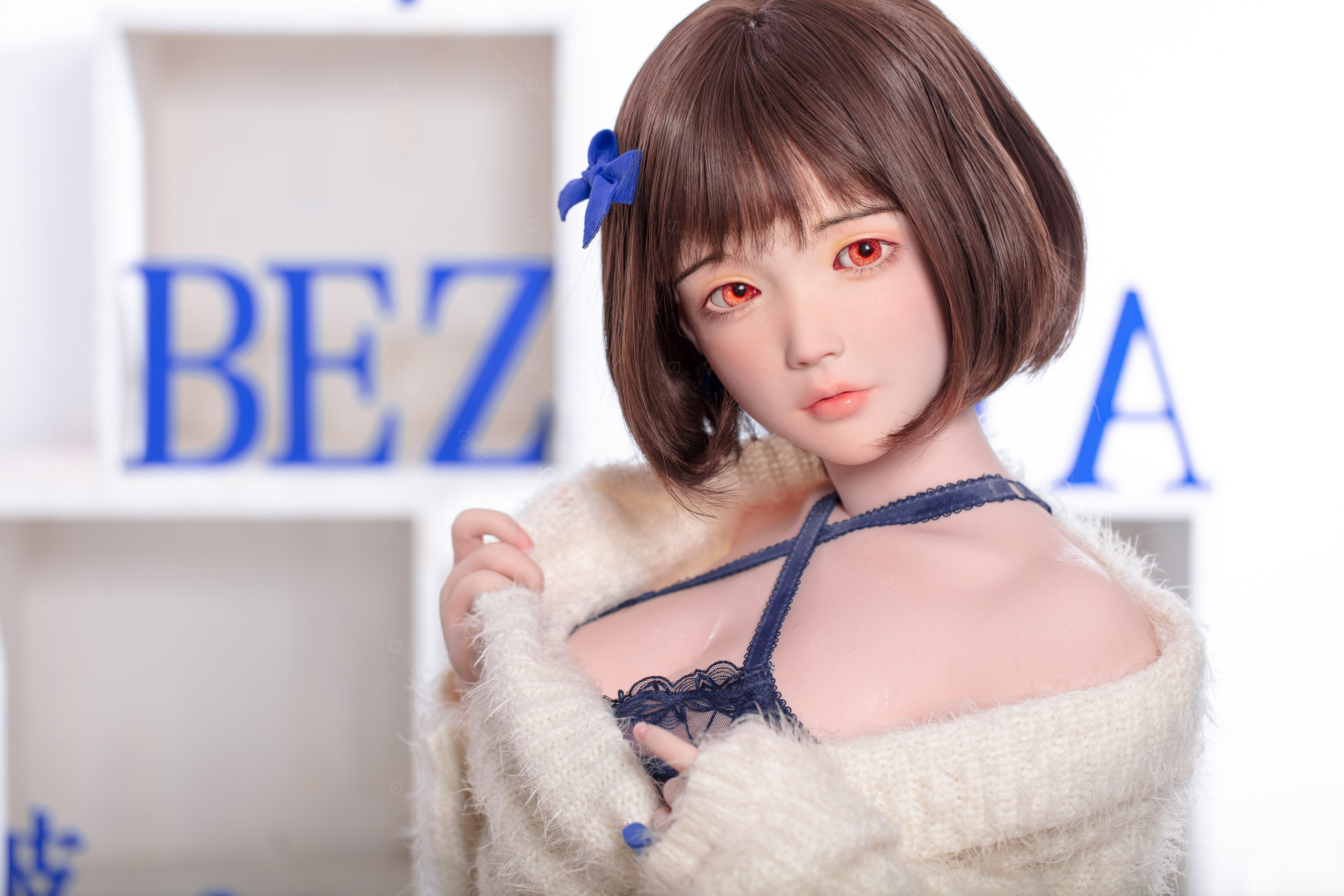 JR | Yumi - 4Ft 10(148cm) Japanese Sweater Girl Silicone Sex Doll 