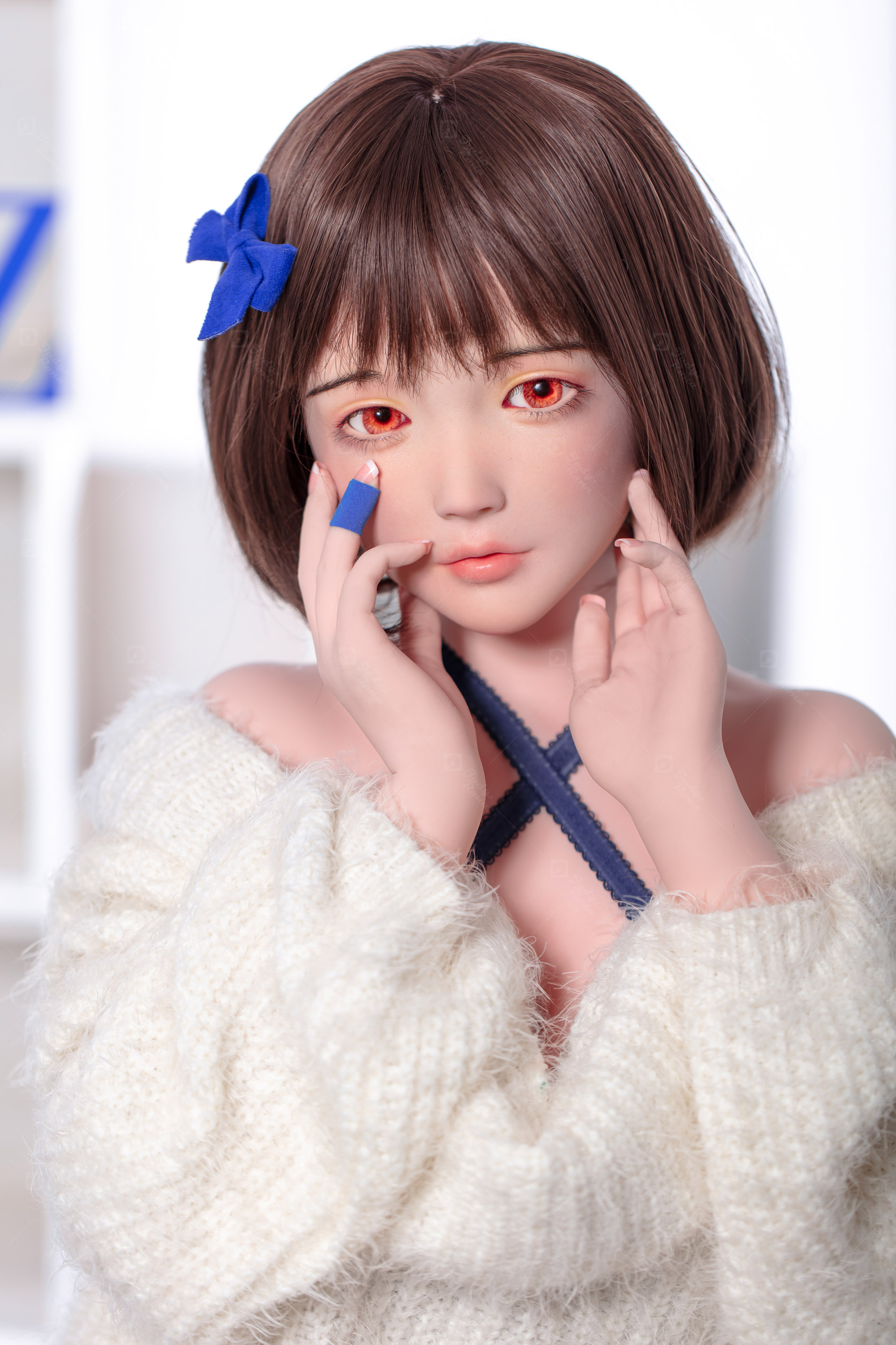 JR | Yumi - 4Ft 10(148cm) Japanese Sweater Girl Silicone Sex Doll 