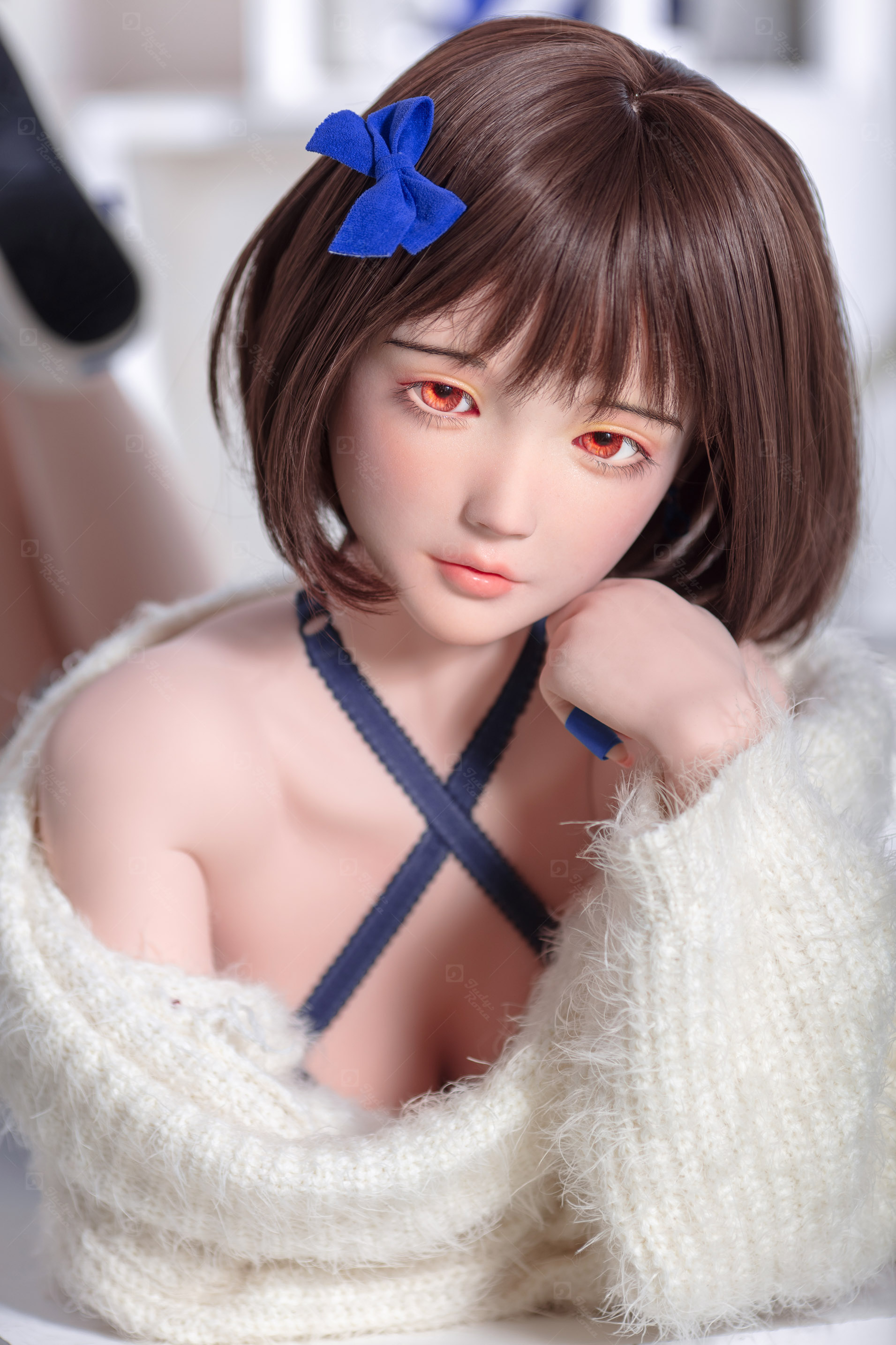 JR | Yumi - 4Ft 10(148cm) Japanese Sweater Girl Silicone Sex Doll 